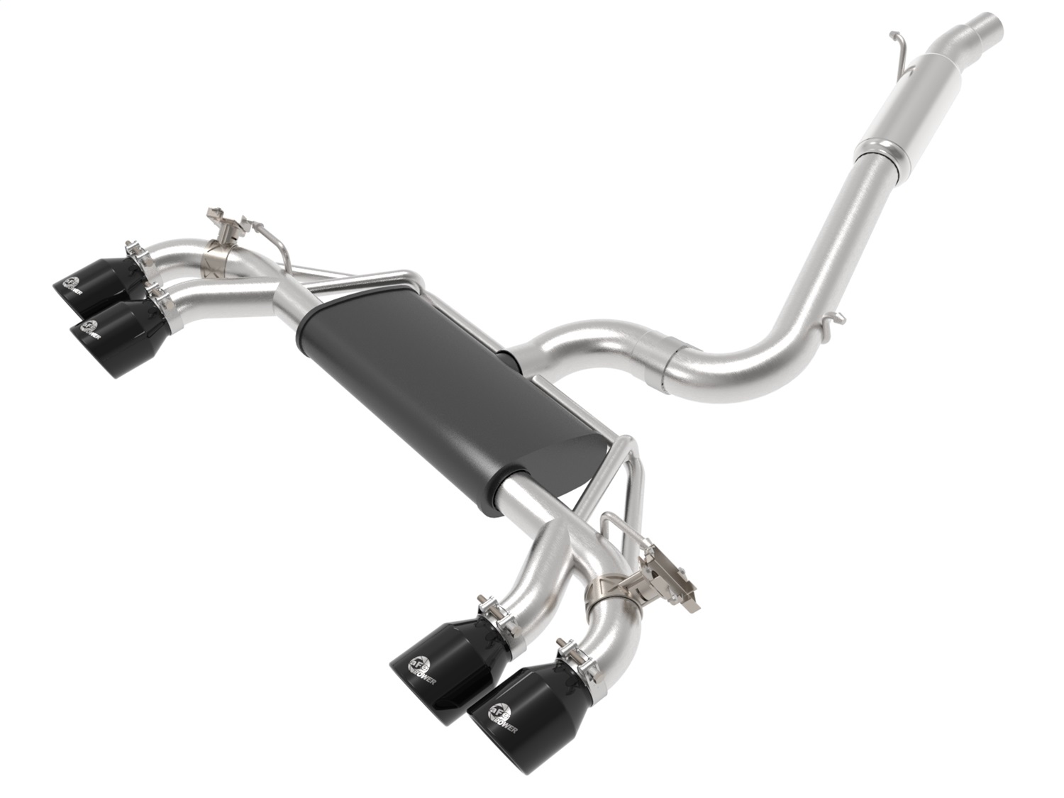 aFe Power 49-36430-B - POWER MACH Force-Xp 15-19 Volkswagen Golf R L4-2.0L(T) 304 SS Cat-Back Exhaust System - Black aFe Power 49-36430-B - POWER MACH Force-Xp 15-19 Volkswagen Golf R L4-2.0L(T) 304 SS Cat-Back Exhaust System - Black