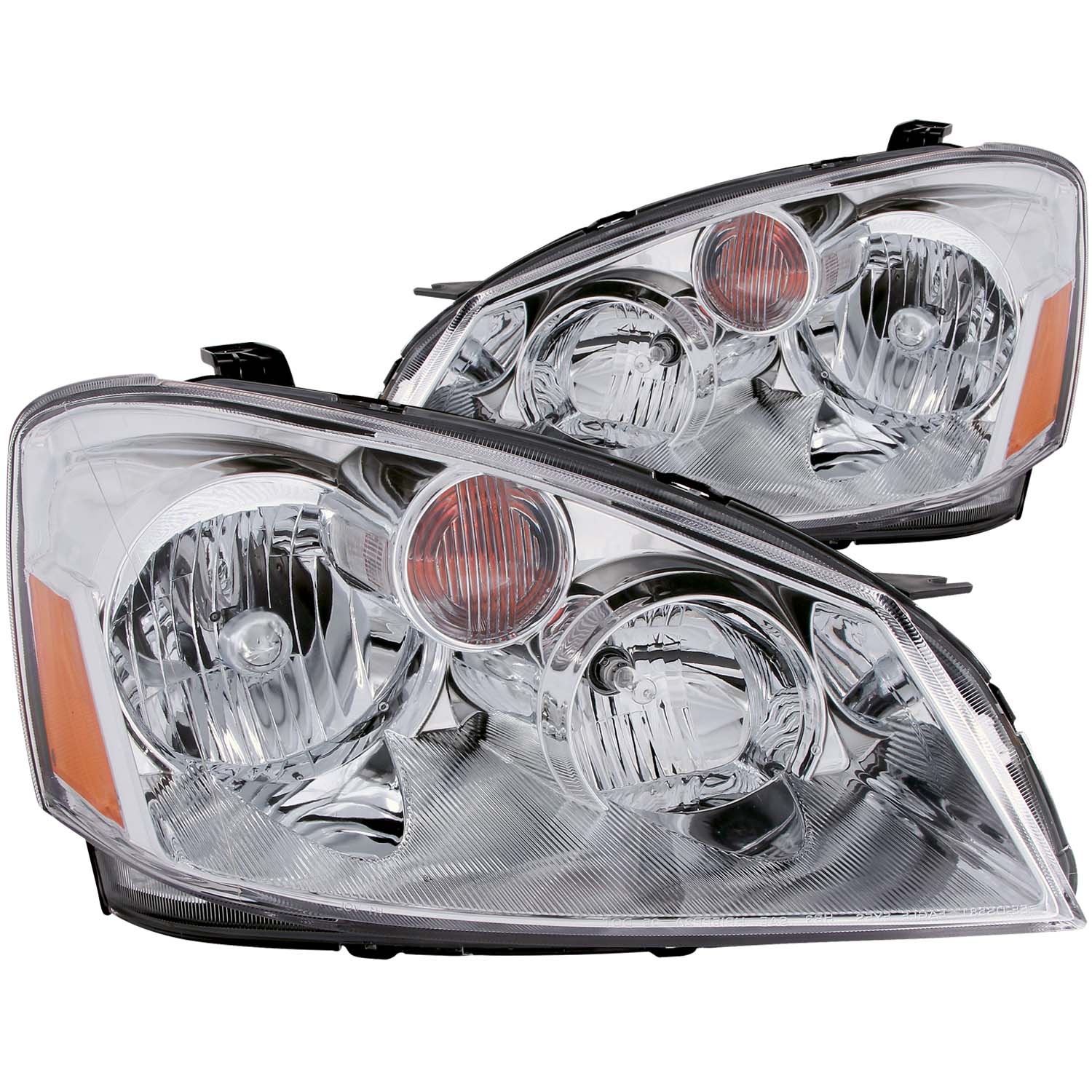 Anzo 121294 - 2005-2006 Nissan Altima Crystal Headlights Chrome