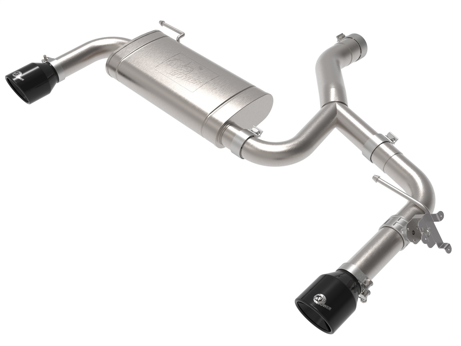 aFe Power 49-36349-B - MACHForce XP Exhausts Axle-Back 15-21 BMW X1 2.0L (t) (SS w/Black Tips)