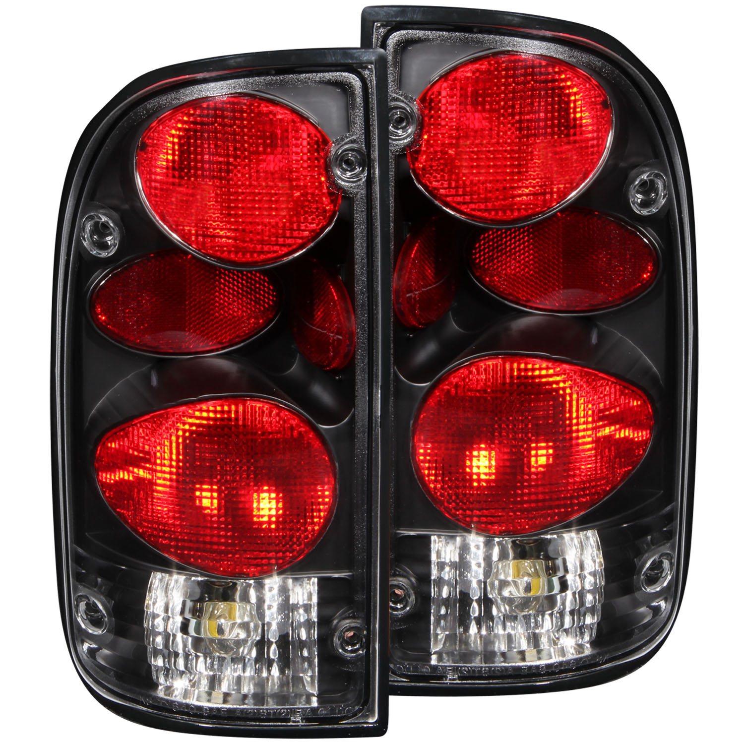 Anzo 211129 - 1995-2000 Toyota Tacoma Taillights Black