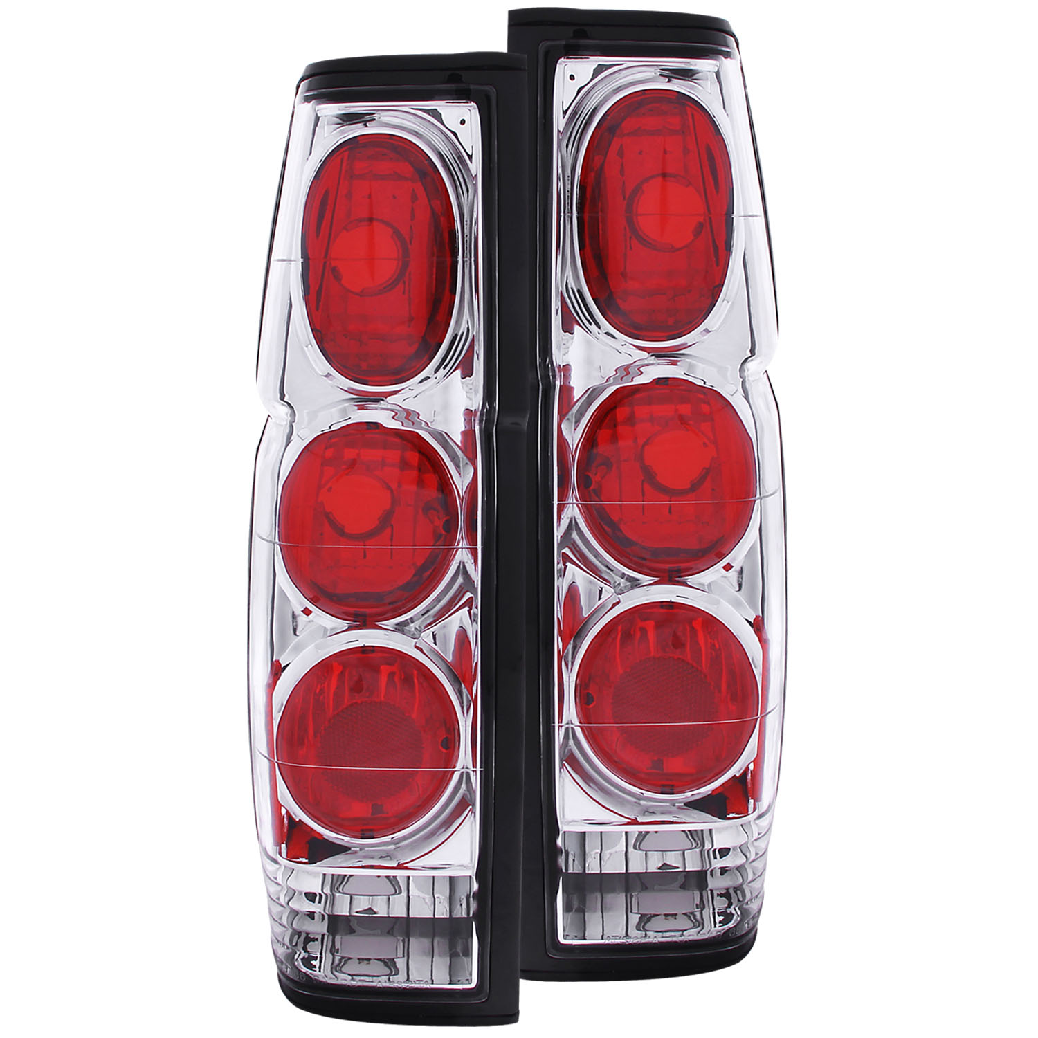 Anzo 211116 - 1986-1997 Nissan Hardbody Taillights Chrome
