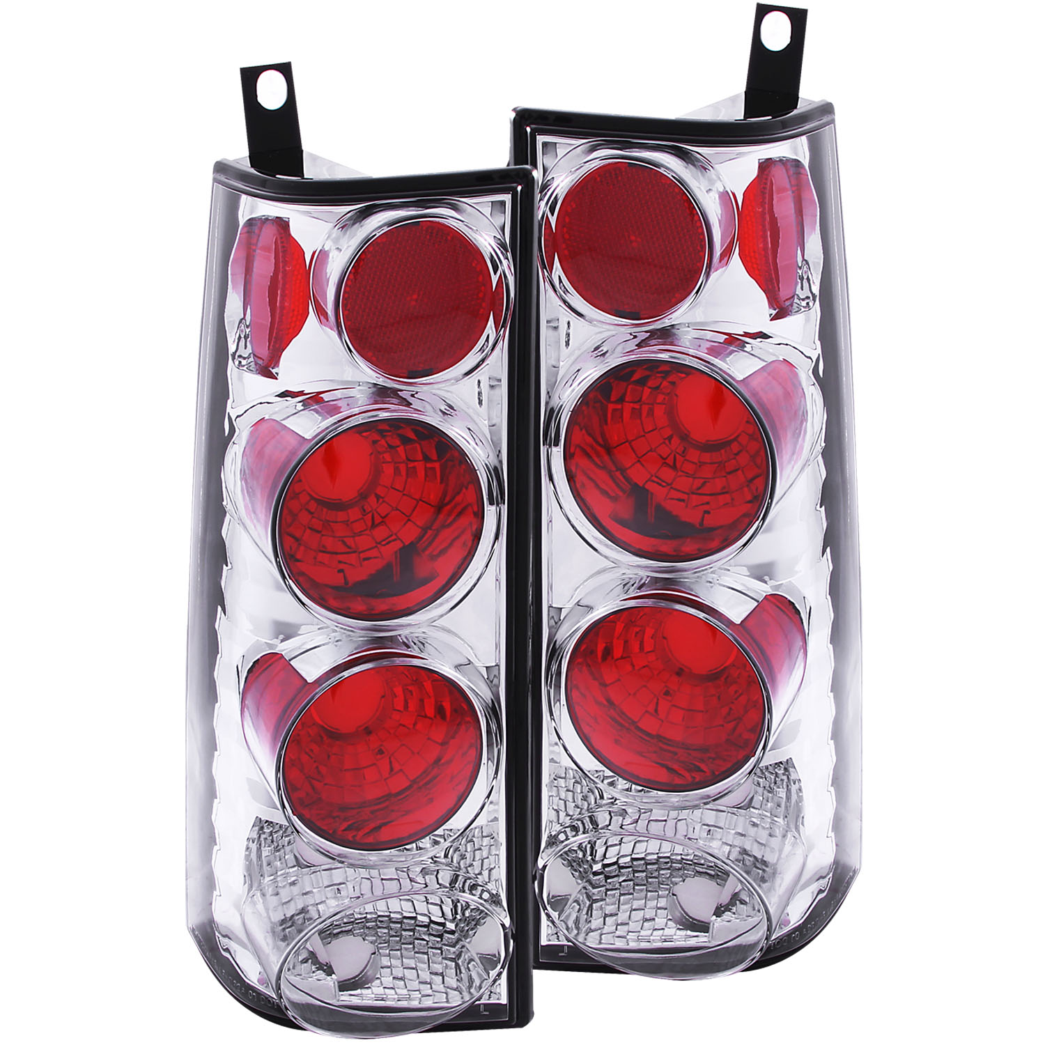 Anzo 211147 - 1996-2002 Gmc Savana Taillights Chrome