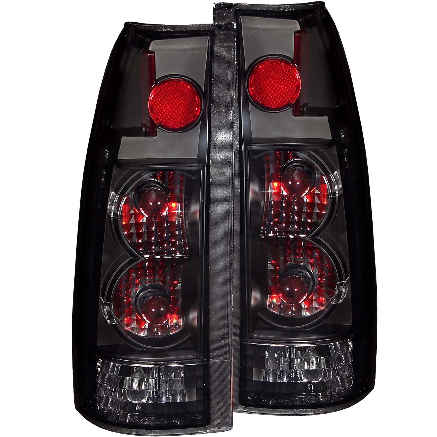 Anzo 211156 - 1999-2000 Cadillac Escalade Taillights Dark Smoke G2 Anzo 211156 - 1999-2000 Cadillac Escalade Taillights Dark Smoke G2