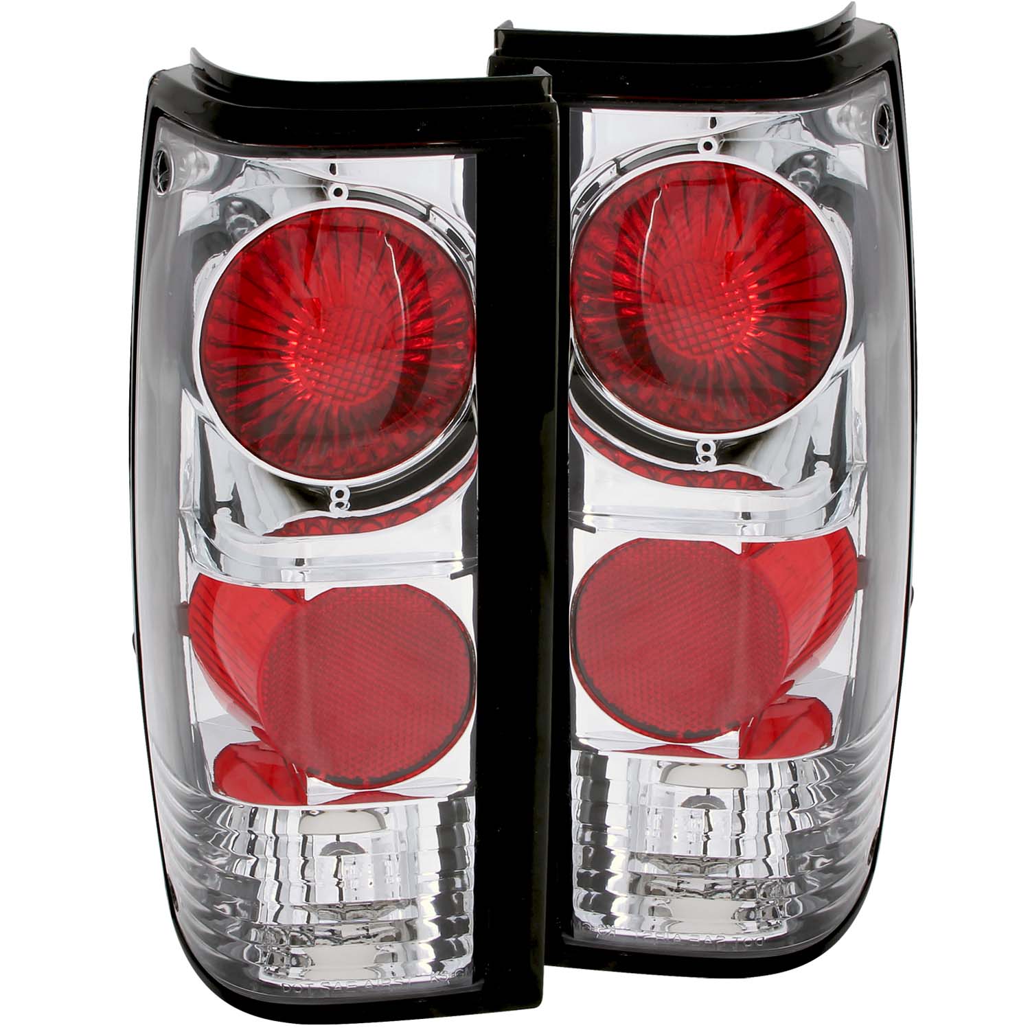 Anzo 211029 - 1982-1994 Chevrolet S-10 Taillights Chrome