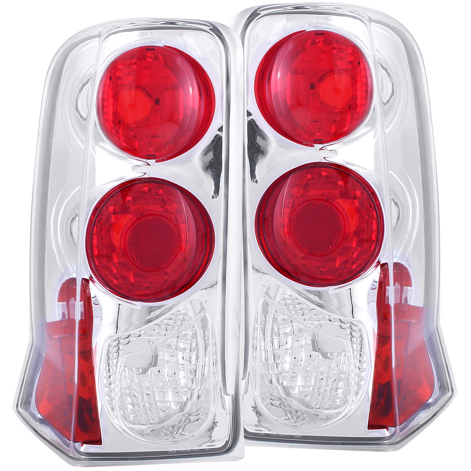 Anzo 211011 - 2002-2006 Cadillac Escalade Taillights Chrome