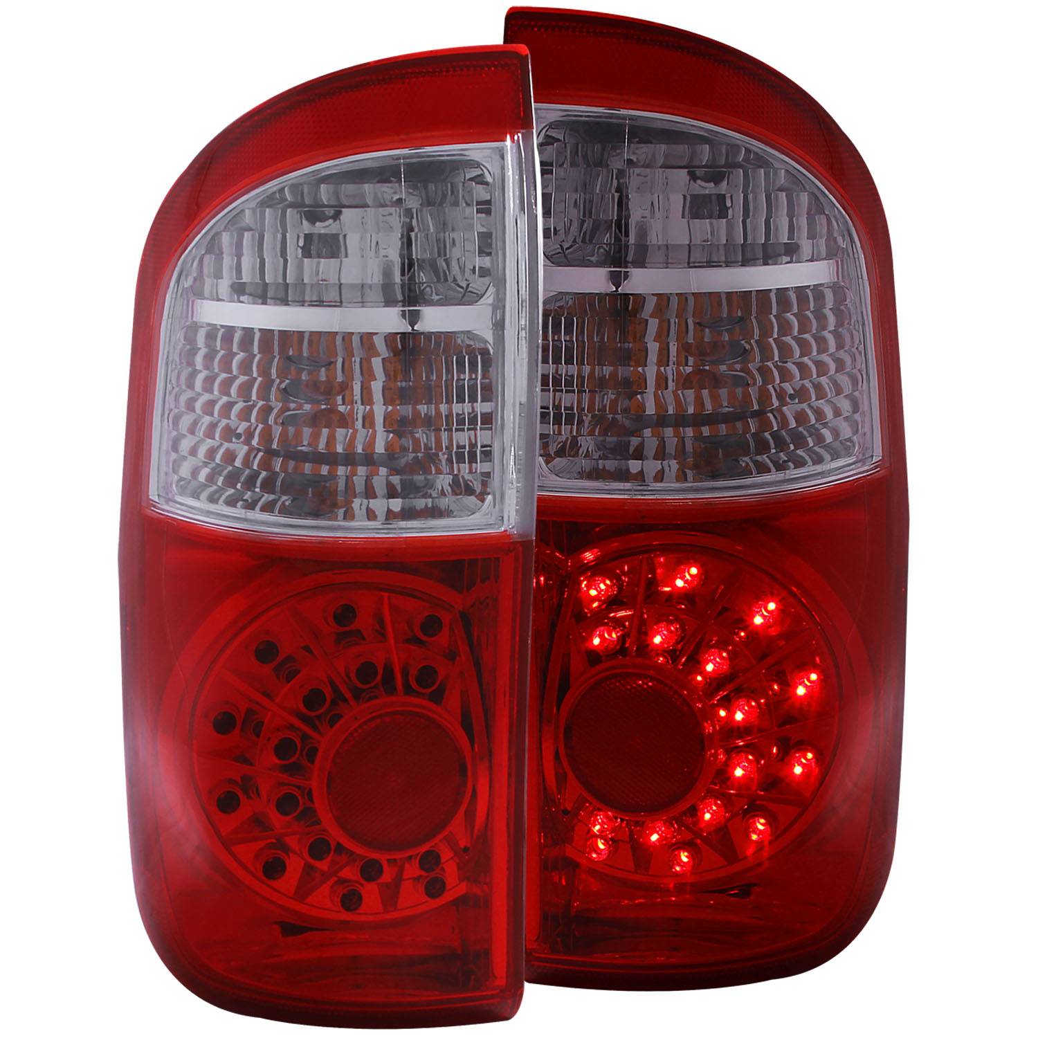 Anzo 311060 - 2004-2006 Toyota Tundra LED Taillights Red/Clear