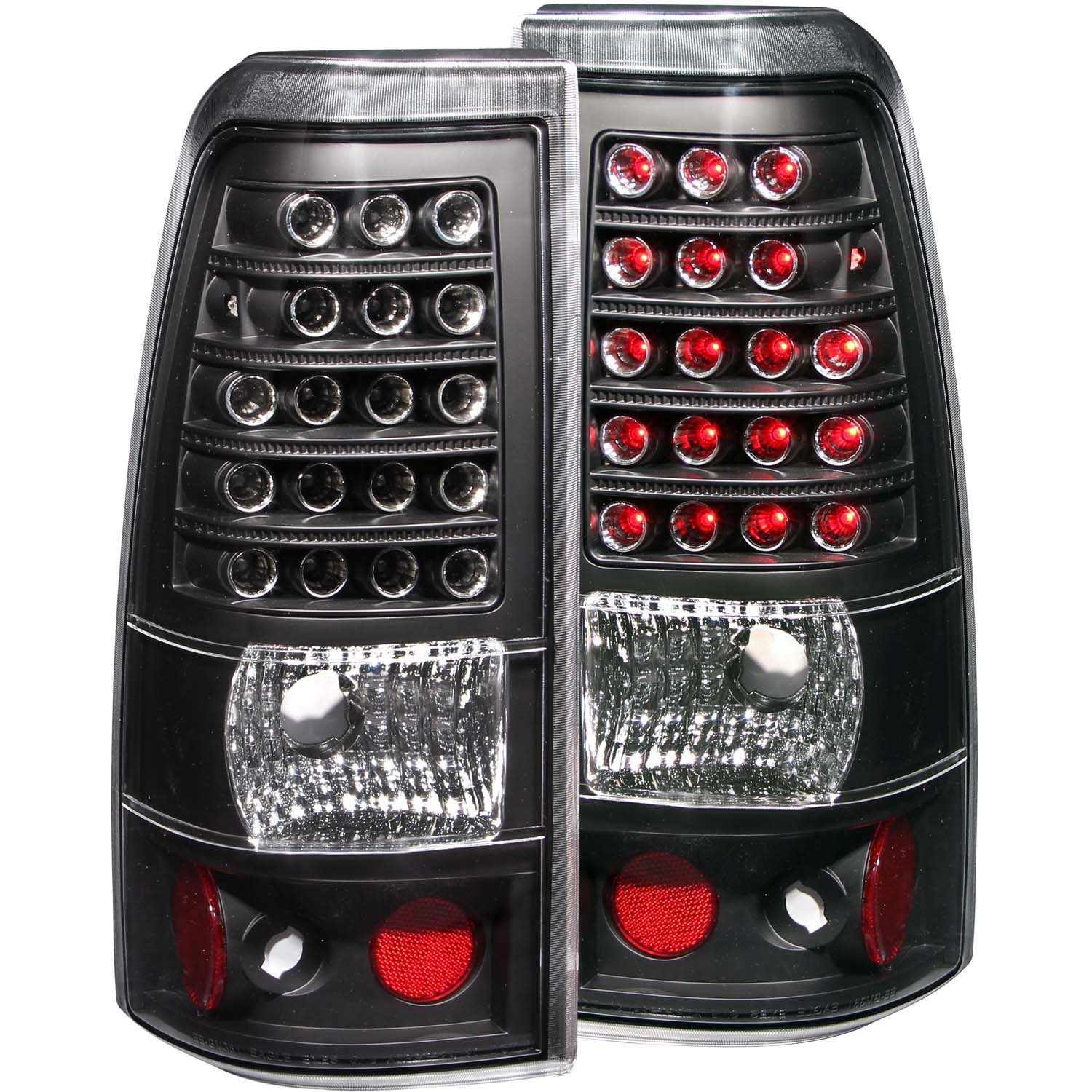 Anzo 311009 - 2003-2006 Chevrolet Silverado 1500 LED Taillights Black