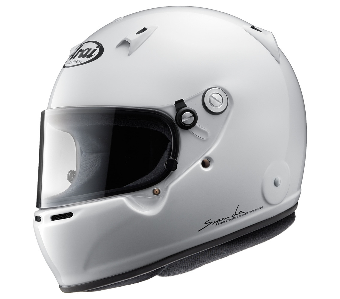 Arai Helmet 685311184047 - GP-5W Helmet White M6 Small Arai Helmet 685311184047 - GP-5W Helmet White M6 Small