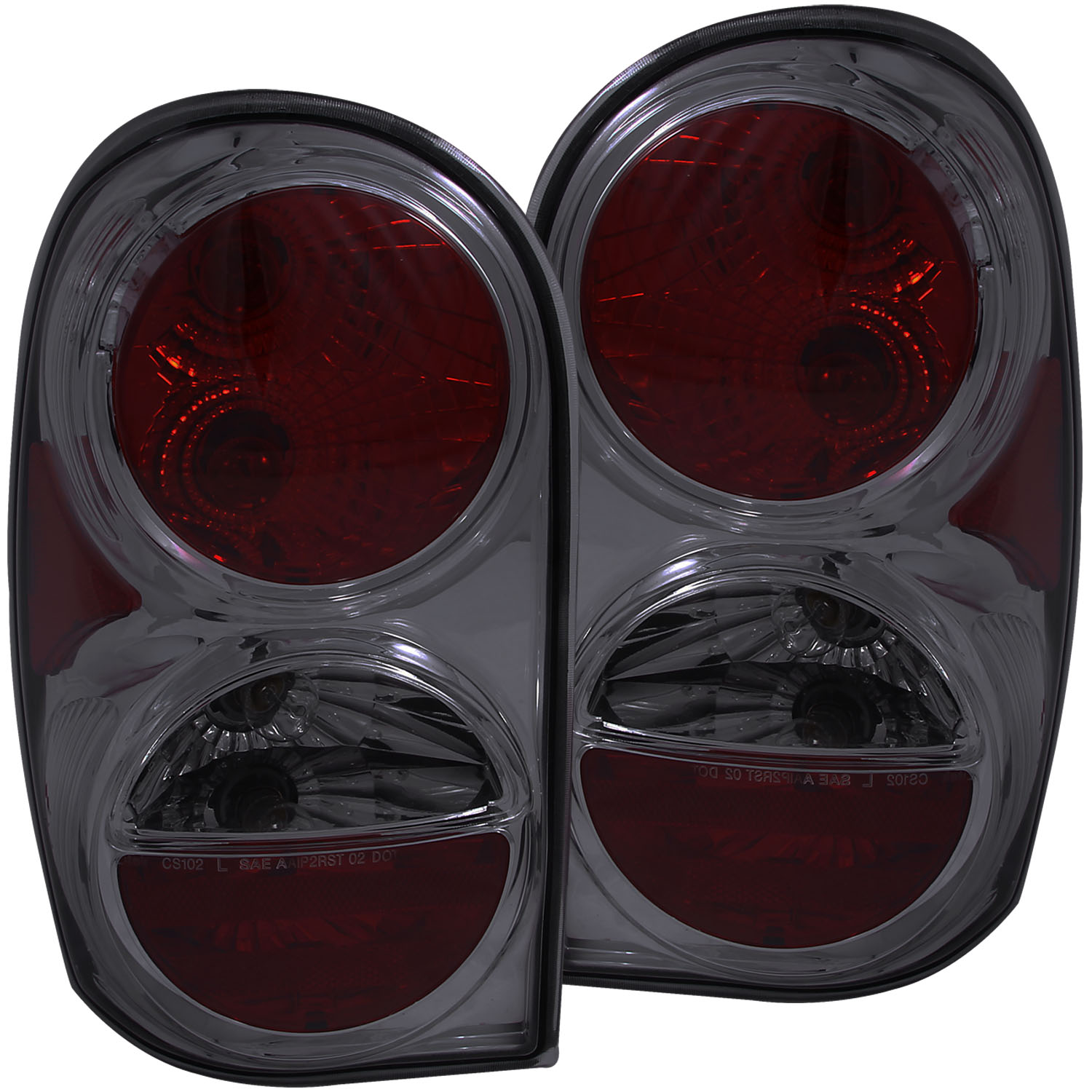 Anzo 221195 - 2002-2007 Jeep Liberty Taillights Smoke