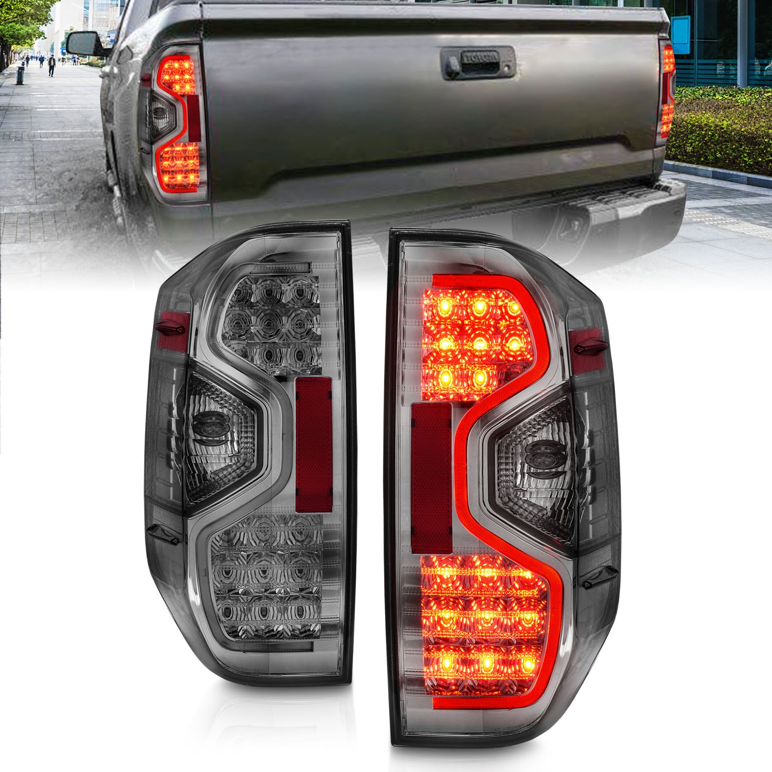 Anzo 311234 - 2014-2015 Toyota Tundra LED Taillights Smoke Anzo 311234 - 2014-2015 Toyota Tundra LED Taillights Smoke