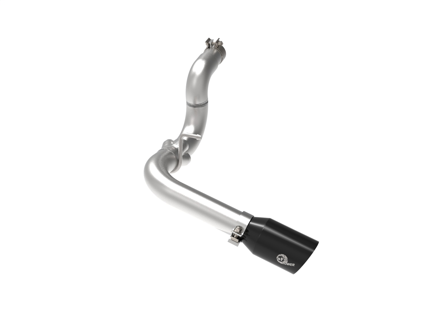 aFe Power 49-38092-B - 20-21 Jeep Wrangler Large Bore-HD 3in 304 Stainless Steel DPF-Back Exhaust System - Black Tip