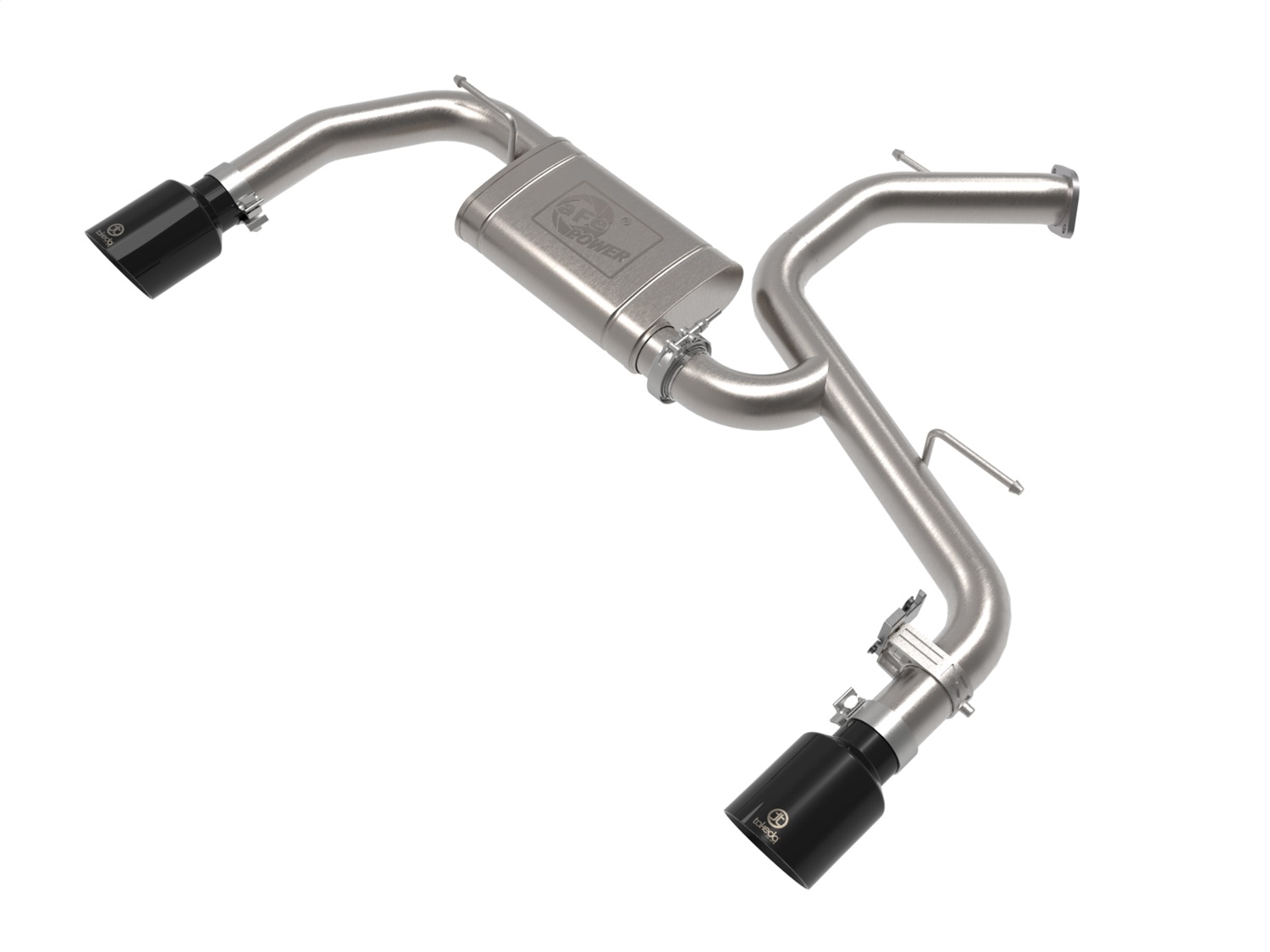 aFe Power 49-37027-B - Takeda Hyundai Elantra N 22-23 L4-2.0L (t) 3in SS Axle-Back Exhaust System w/ Black Tips aFe Power 49-37027-B - Takeda Hyundai Elantra N 22-23 L4-2.0L (t) 3in SS Axle-Back Exhaust System w/ Black Tips