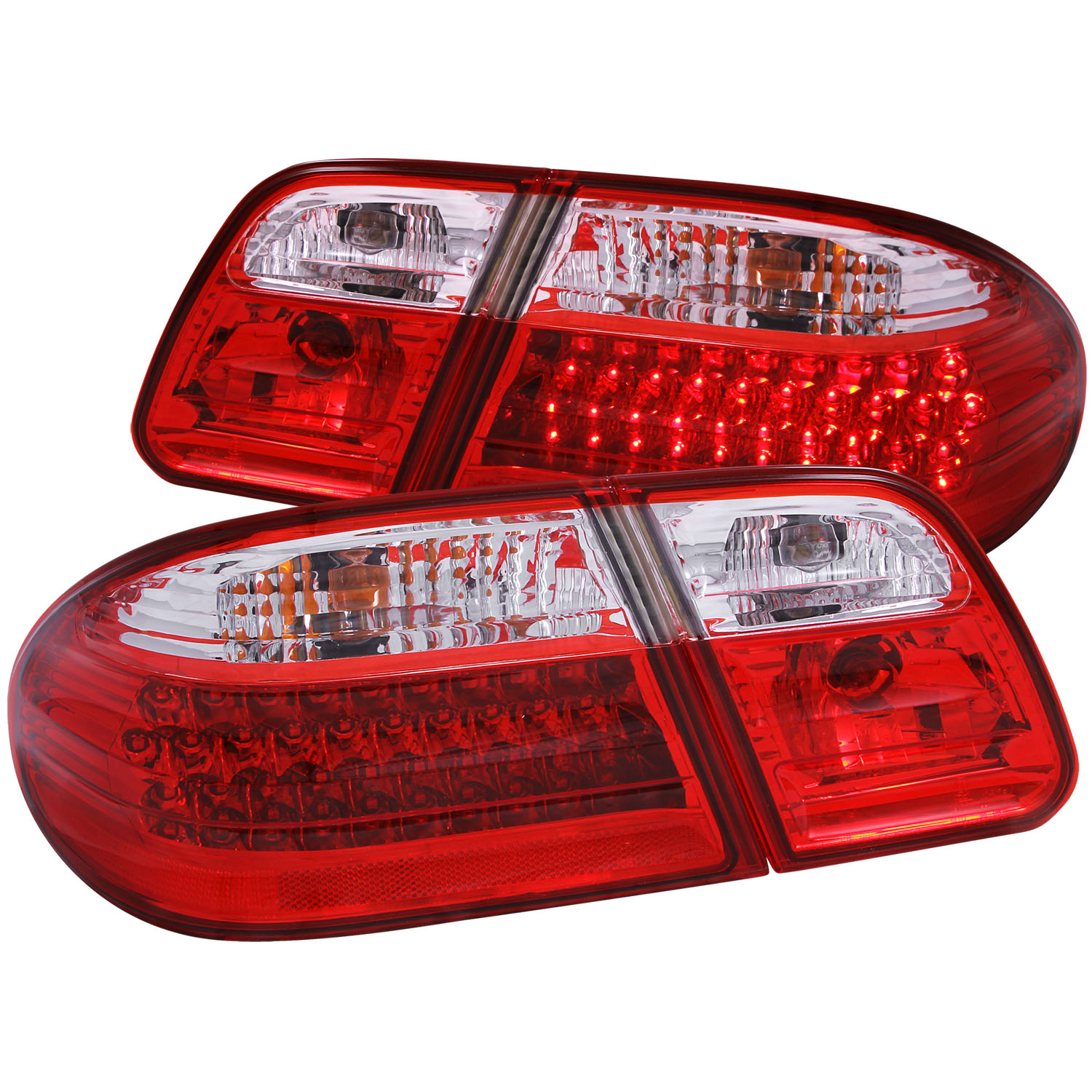 Anzo 321114 - 1996-2002 Mercedes Benz E Class W210 LED Taillights Red/Clear Anzo 321114 - 1996-2002 Mercedes Benz E Class W210 LED Taillights Red/Clear