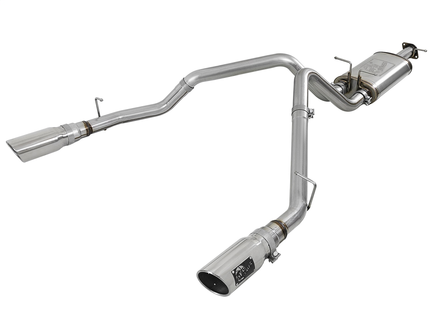 aFe Power 49-42059-P - MACH Force-Xp 3in 409 SS Cat-Back Exhaust 2019 RAM 1500 V8-5.7L w/ Polished Tip