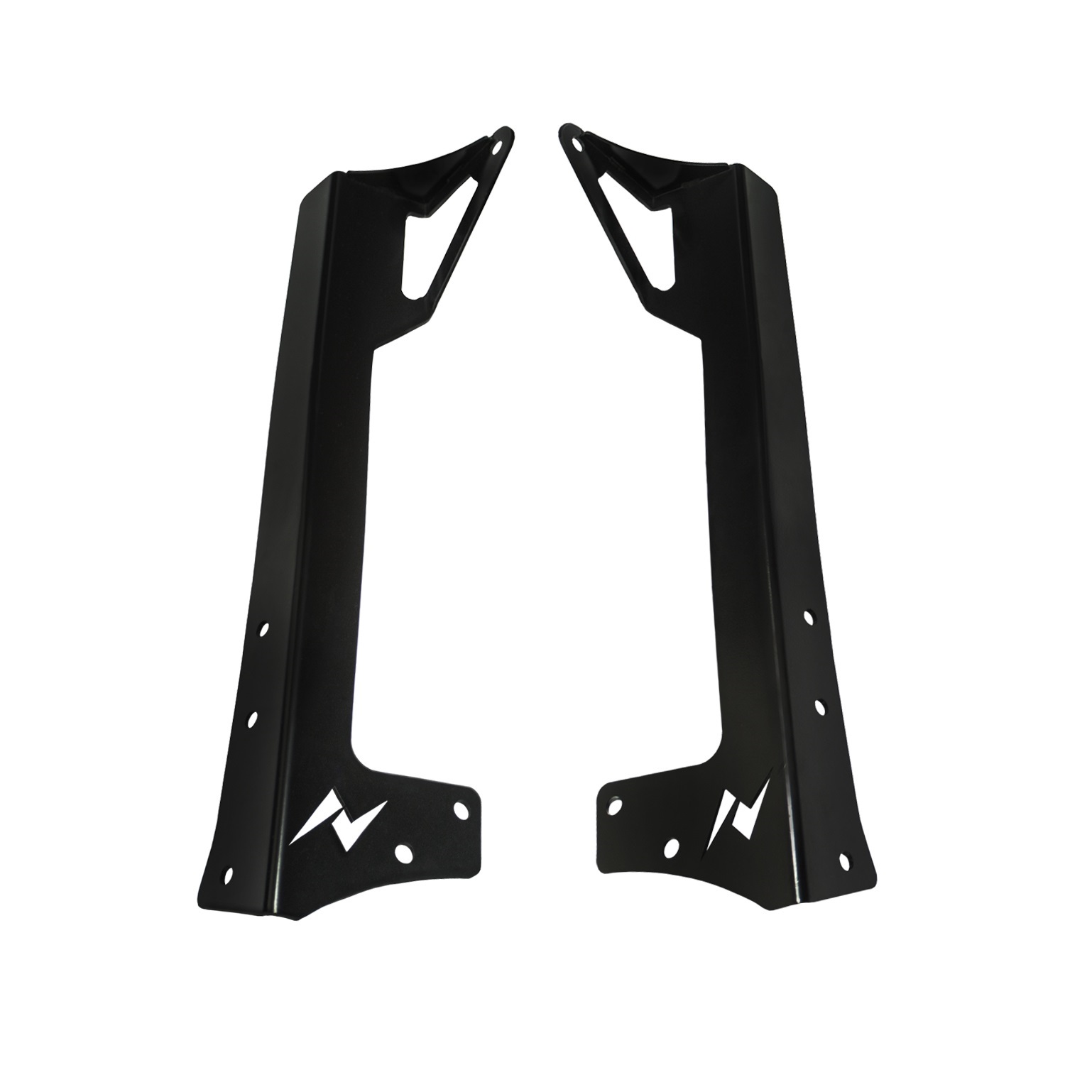Anzo 851033 - 2007-2015 Jeep Wrangler LED Bar Windshield Mounting Brackets