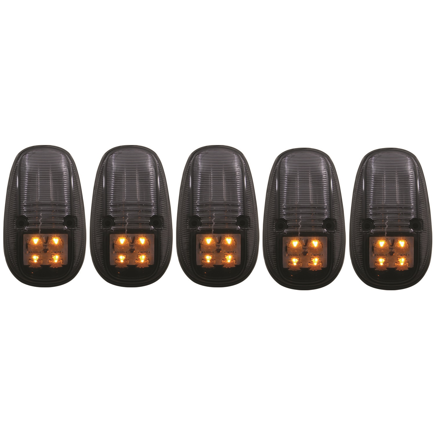 Anzo 861098 - 1999-2002 Dodge Ram 3500 LED Cab Roof Light Kit Smoke 5pc Anzo 861098 - 1999-2002 Dodge Ram 3500 LED Cab Roof Light Kit Smoke 5pc