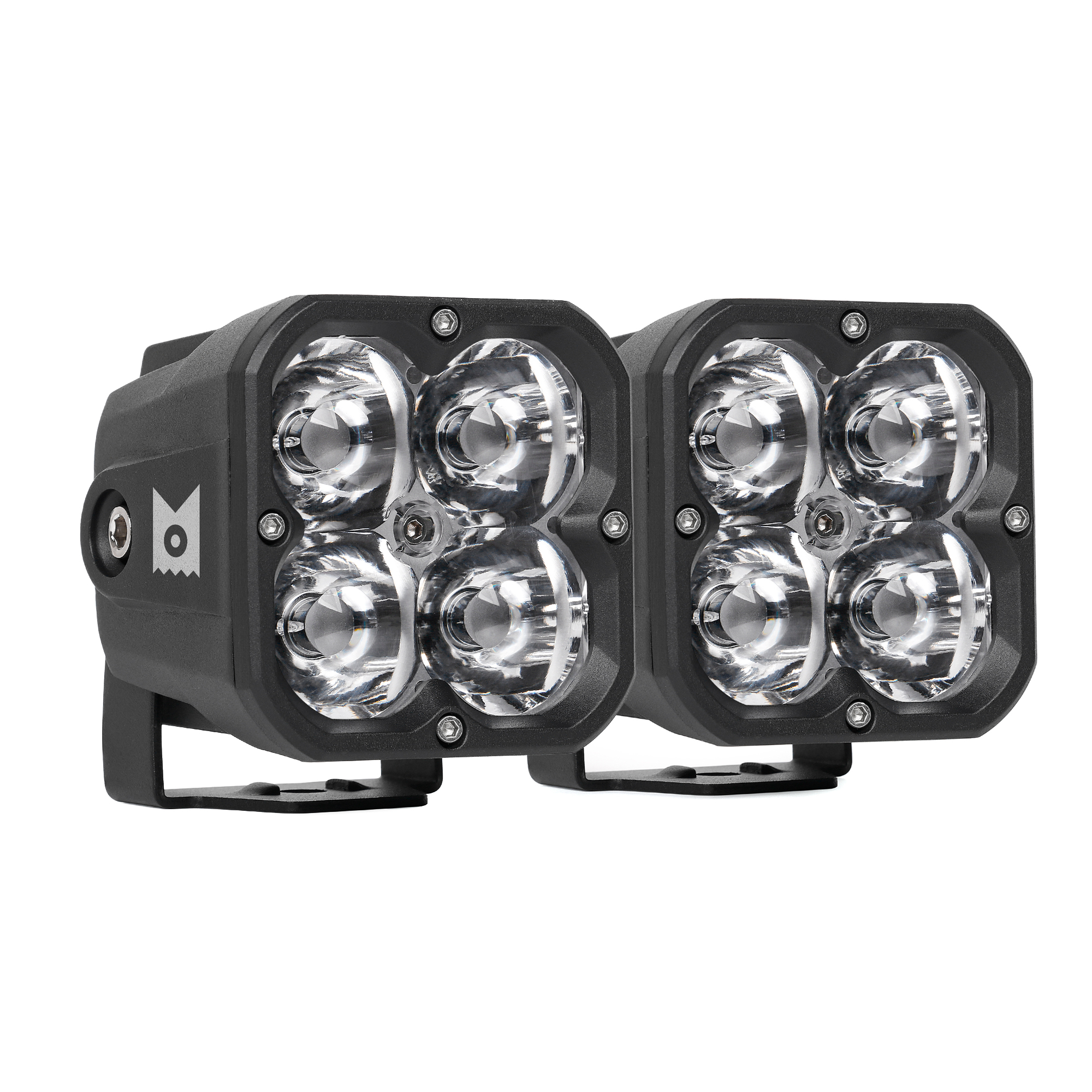 ARC Lighting 41032 - Tiny Monster  Concept Series Pod, 3" Cube Led Pod Lights, Spot Beam, U Mount