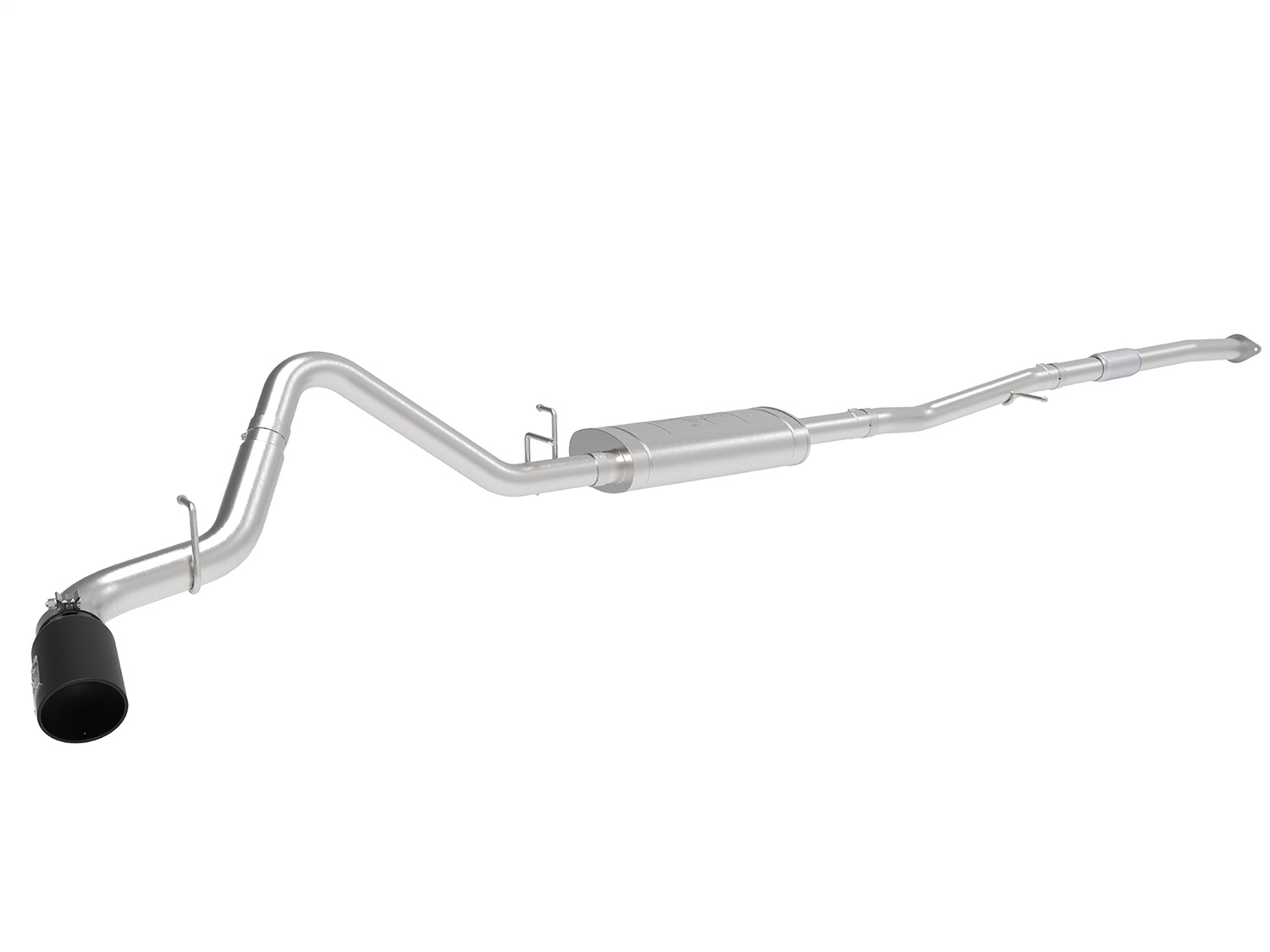 aFe Power 49-44108-B - Apollo GT Series 19-20 GM 1500 2.7L (T) 409 SS CB Exhaust System w/Black Tip