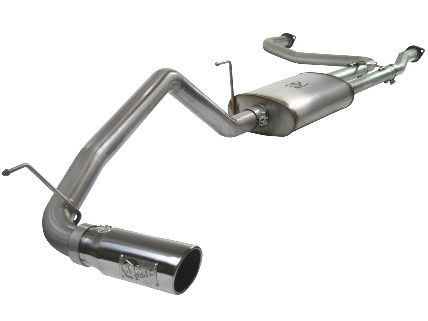 aFe Power 49-46102-P - MACHForce XP Exhaust Cat-Back 2.5/3in SS-409 w/ Polished Tip 04-12 Nissan Titan V8 5.6L aFe Power 49-46102-P - MACHForce XP Exhaust Cat-Back 2.5/3in SS-409 w/ Polished Tip 04-12 Nissan Titan V8 5.6L