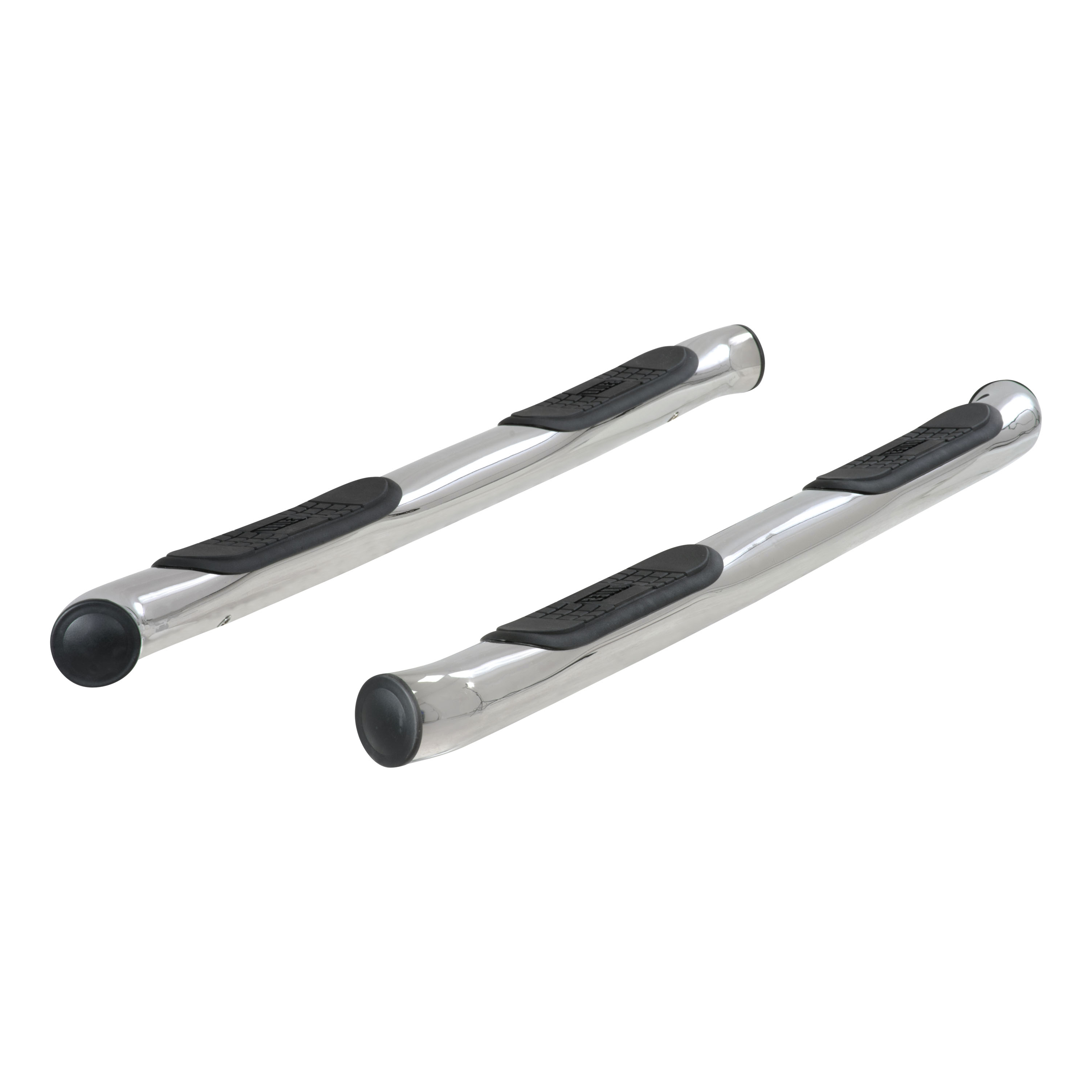ARIES 201005-2 - 3" Round Polished Stainless Side Bars, Select Jeep Liberty