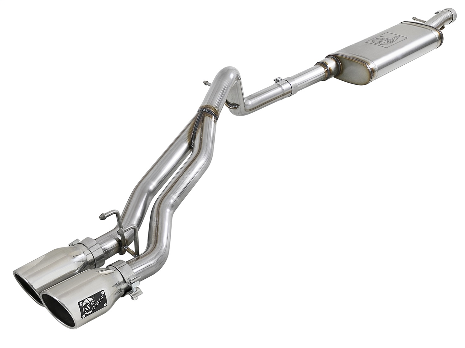 aFe Power 49-48054-P - Rebel Series 2.5in SS Cat-Back Exhaust w/ Polished Tip 07-18 Jeep Wrangler (JK) V6 3.6/3.8L 4dr aFe Power 49-48054-P - Rebel Series 2.5in SS Cat-Back Exhaust w/ Polished Tip 07-18 Jeep Wrangler (JK) V6 3.6/3.8L 4dr