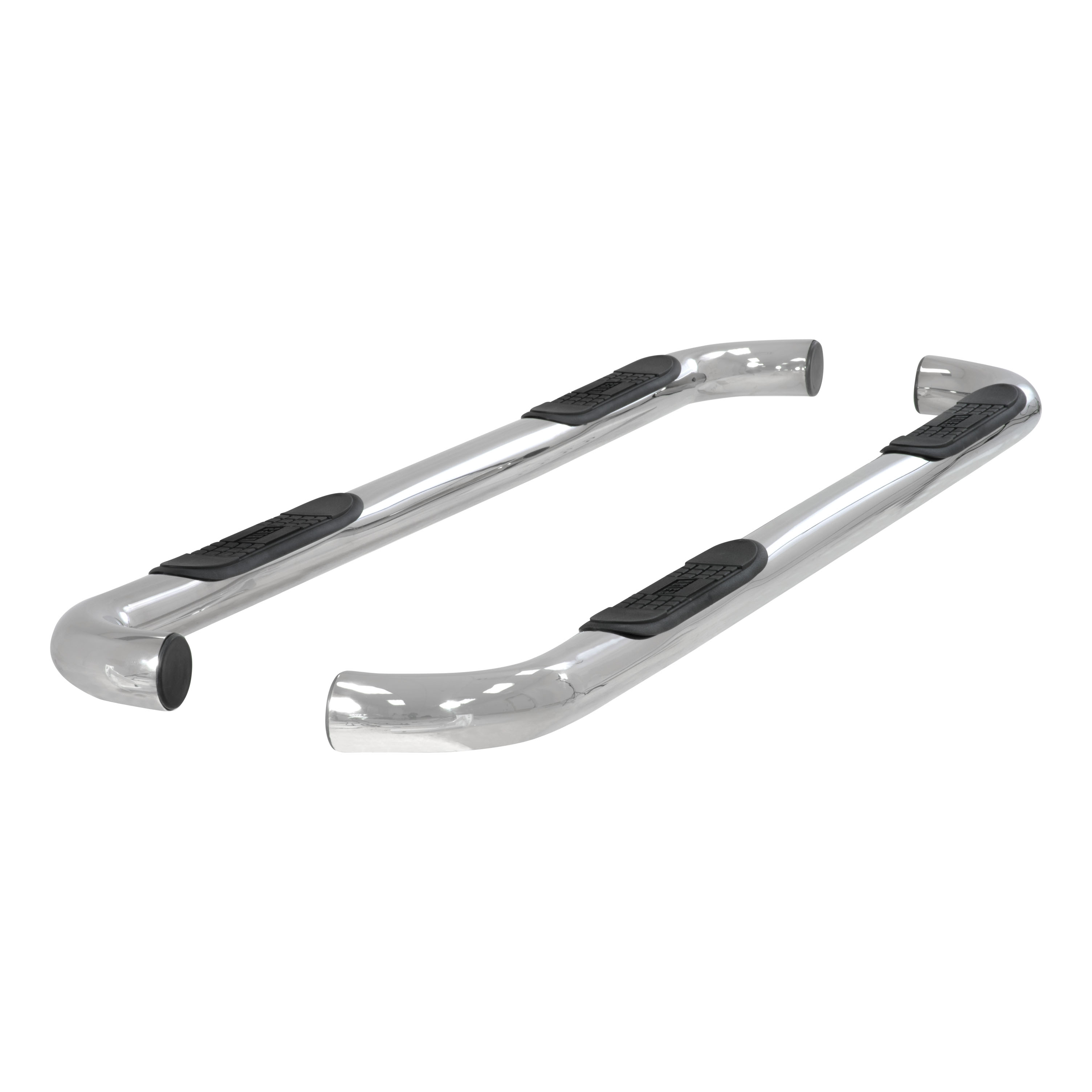 ARIES 203019-2 - 3" Round Polished Stainless Side Bars, Select Ford Explorer Sport Trac