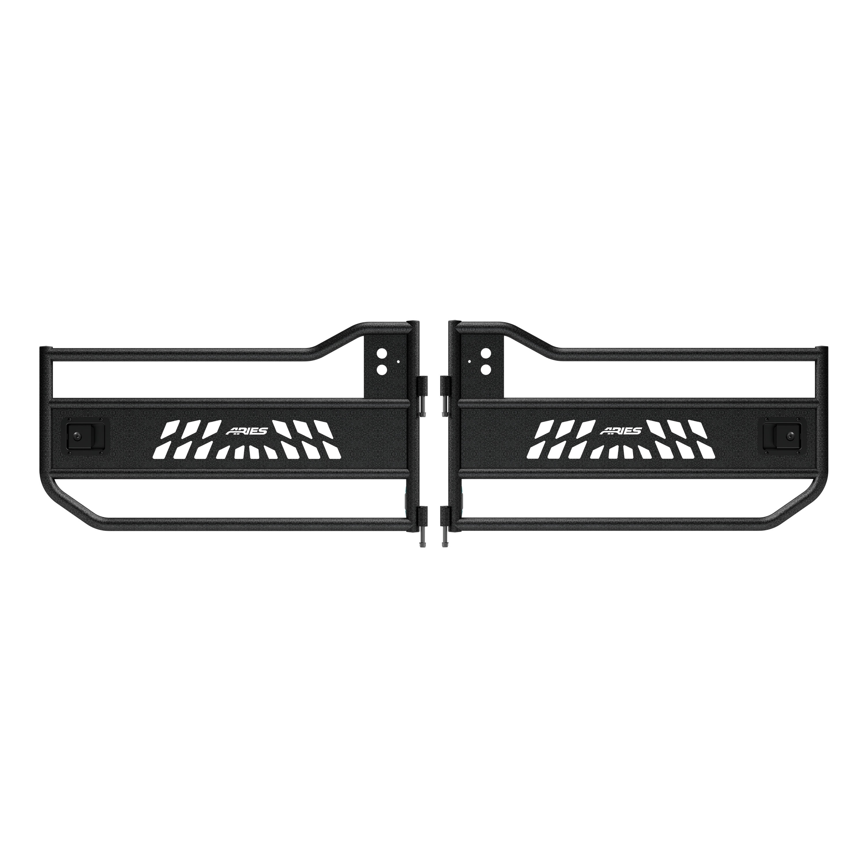 ARIES 1500200 - Jeep Wrangler JL, Gladiator Aluminum Front Tube Doors