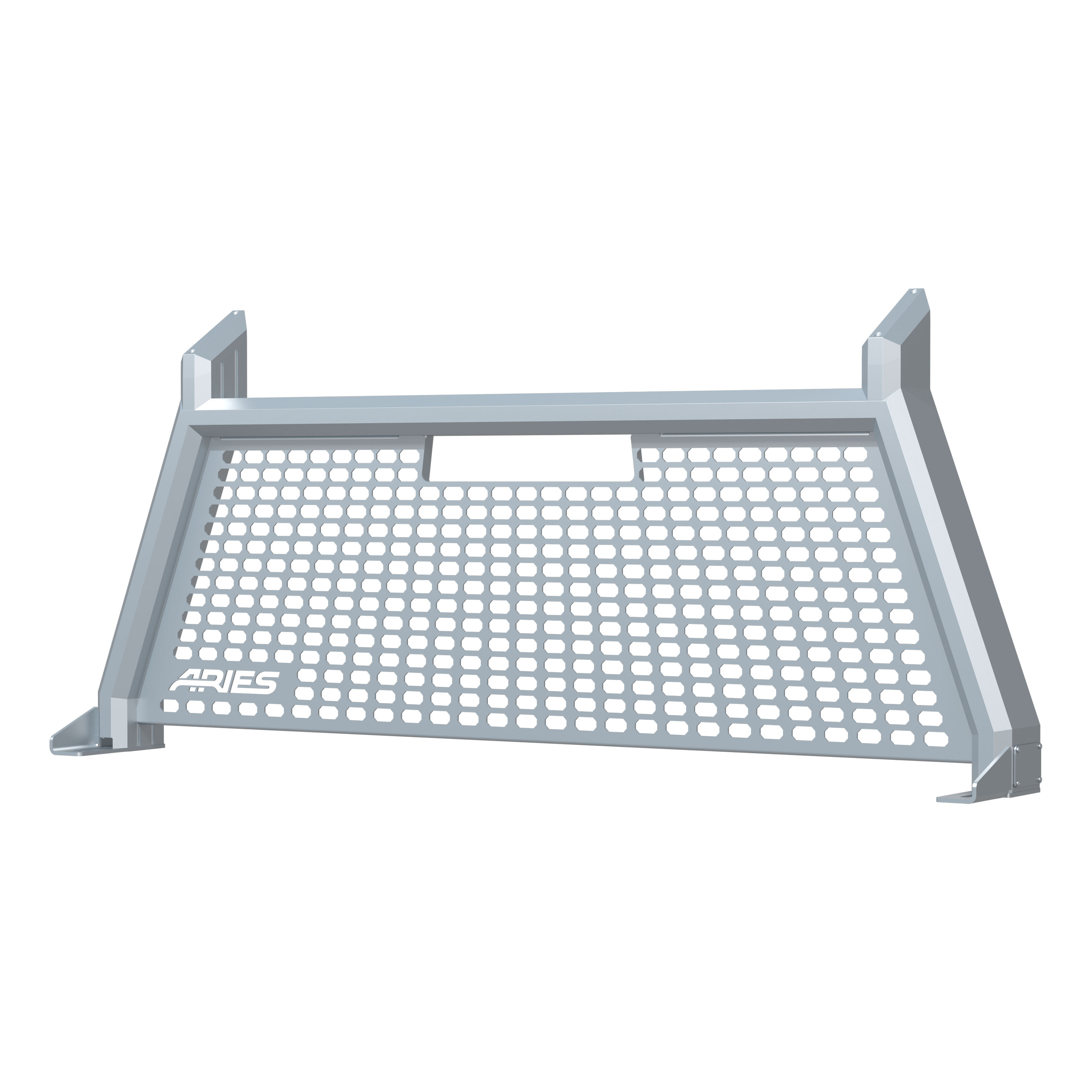 ARIES 1110202 - AdvantEDGE Chrome Aluminum Headache Rack, Select Ford F-150 ARIES 1110202 - AdvantEDGE Chrome Aluminum Headache Rack, Select Ford F-150