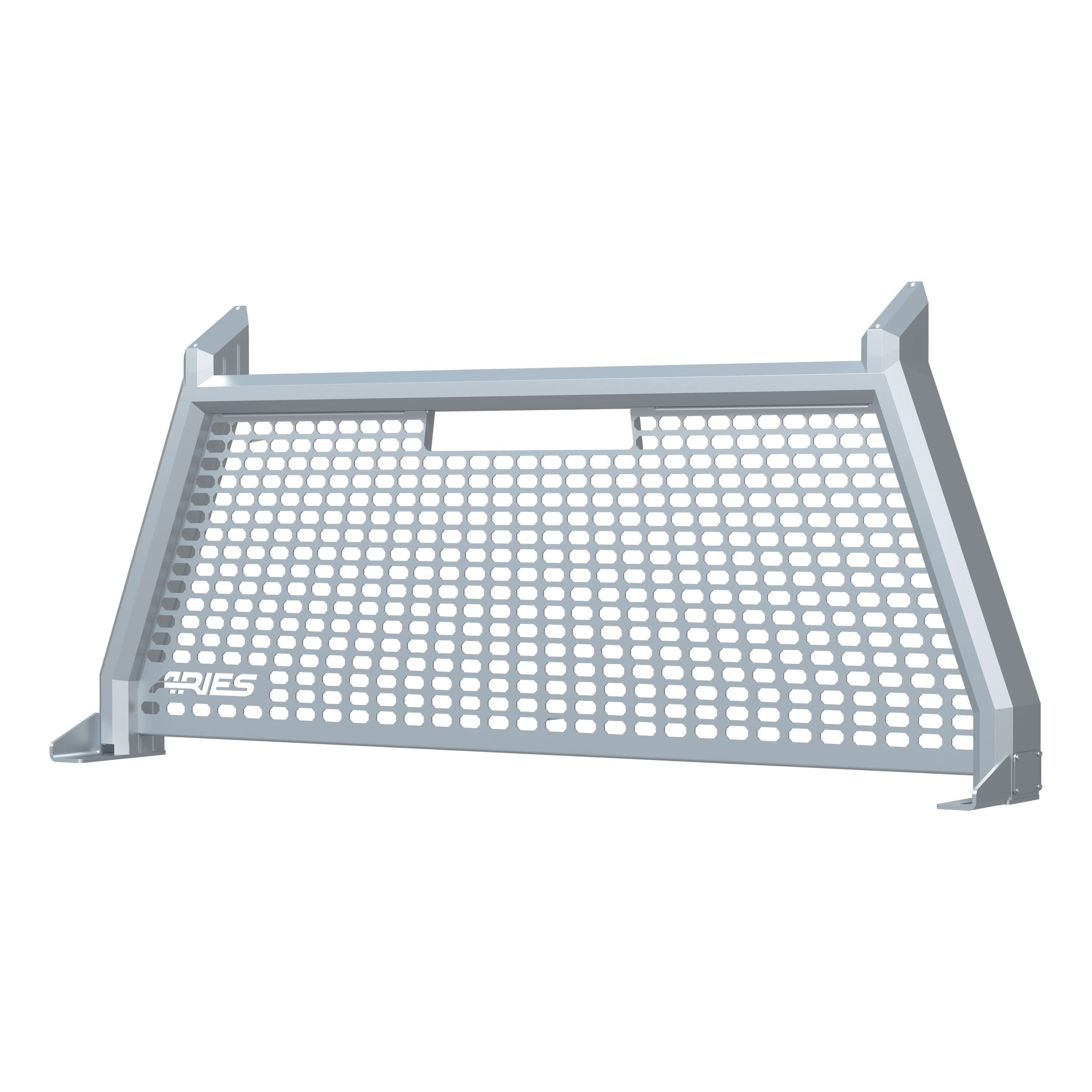 ARIES 1110207 - AdvantEDGE Chrome Aluminum Headache Rack, Select Ford F-250, F-350, F-450 ARIES 1110207 - AdvantEDGE Chrome Aluminum Headache Rack, Select Ford F-250, F-350, F-450