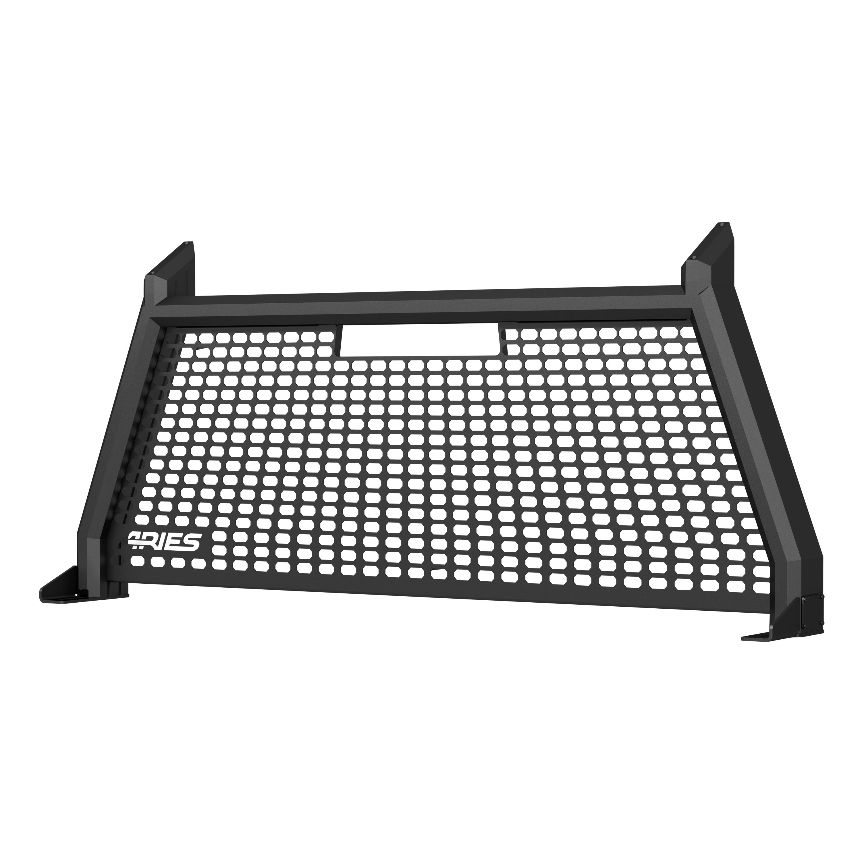 ARIES 1110107 - AdvantEDGE Black Aluminum Headache Rack, Select Ford F-250, F-350 Super Duty ARIES 1110107 - AdvantEDGE Black Aluminum Headache Rack, Select Ford F-250, F-350 Super Duty
