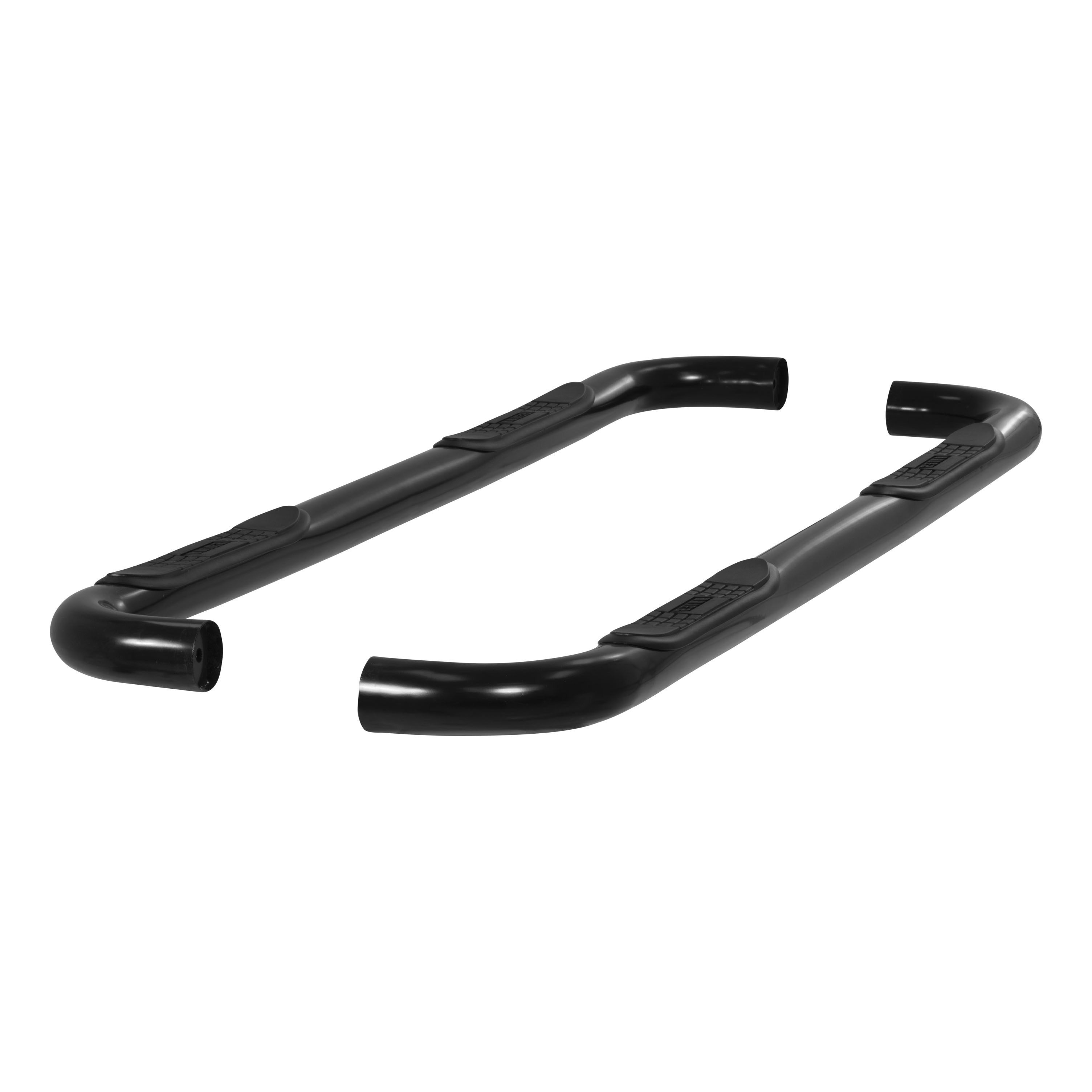 ARIES 203009 - 3" Round Black Steel Side Bars, Select Ford F-150 ARIES 203009 - 3" Round Black Steel Side Bars, Select Ford F-150