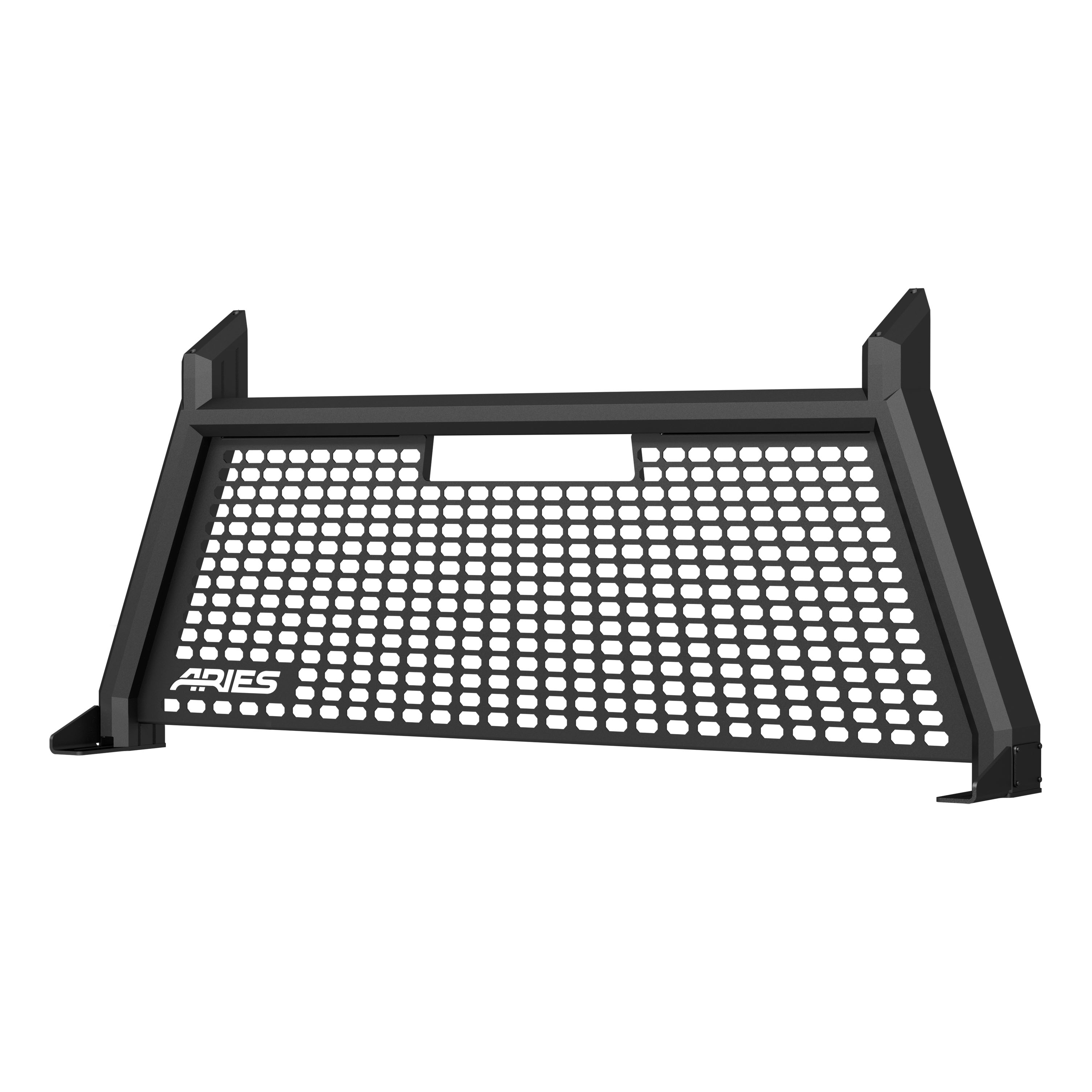 ARIES 1110102 - AdvantEDGE Black Aluminum Headache Rack, Select Ford F-150 ARIES 1110102 - AdvantEDGE Black Aluminum Headache Rack, Select Ford F-150