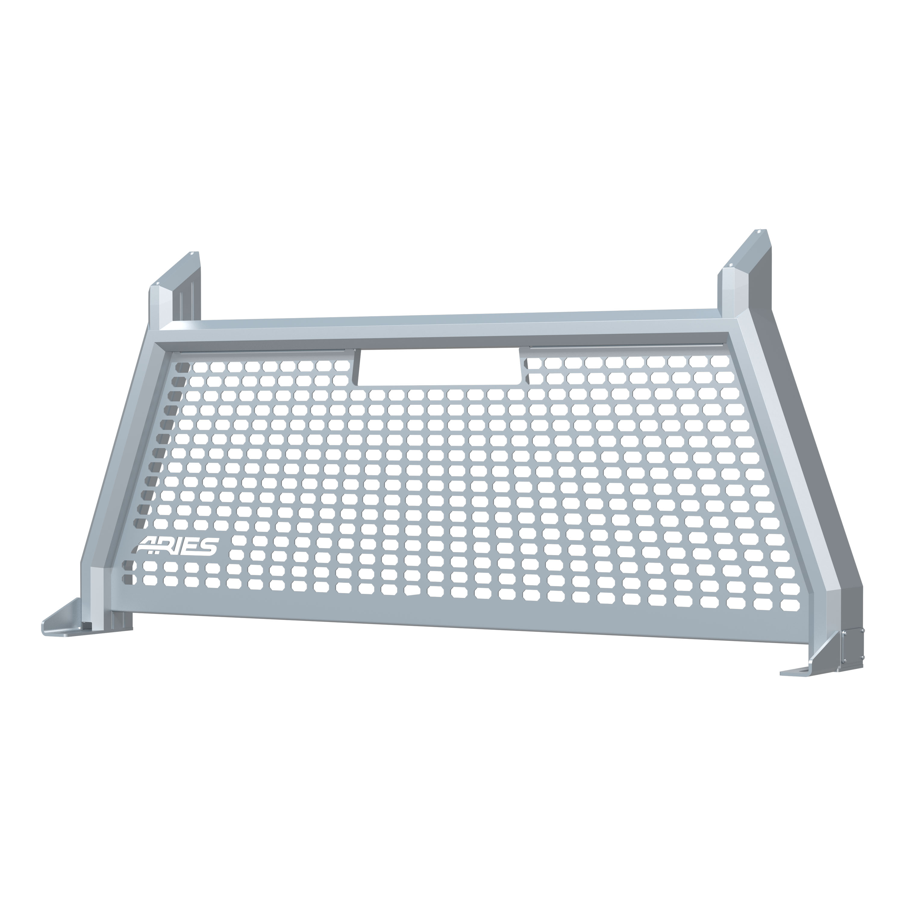 ARIES 1110203 - AdvantEDGE Chrome Aluminum Headache Rack, Select Ford F-250, F-350 Super Duty ARIES 1110203 - AdvantEDGE Chrome Aluminum Headache Rack, Select Ford F-250, F-350 Super Duty