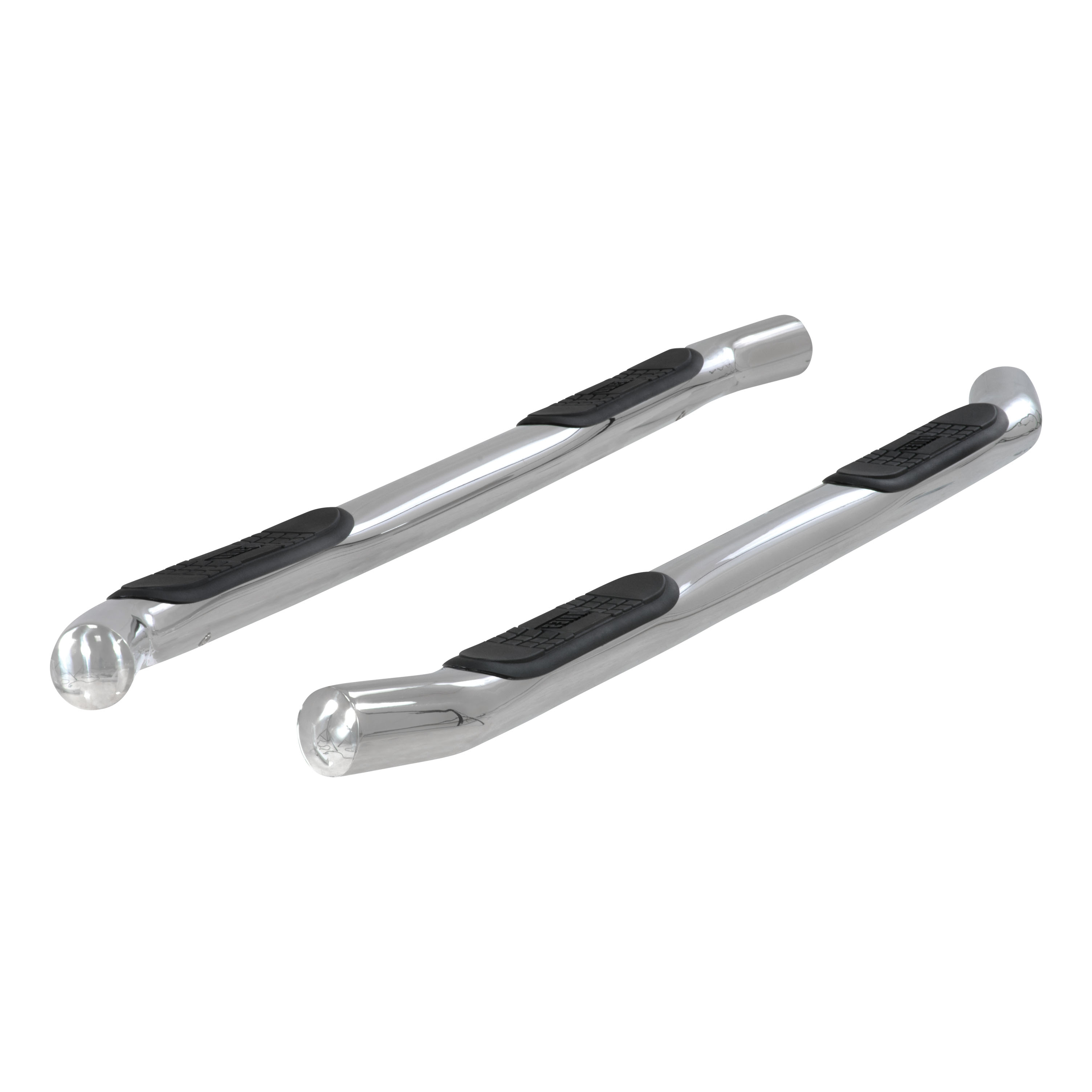 ARIES 203041-2 - 3" Round Polished Stainless Side Bars, Select Ford Explorer