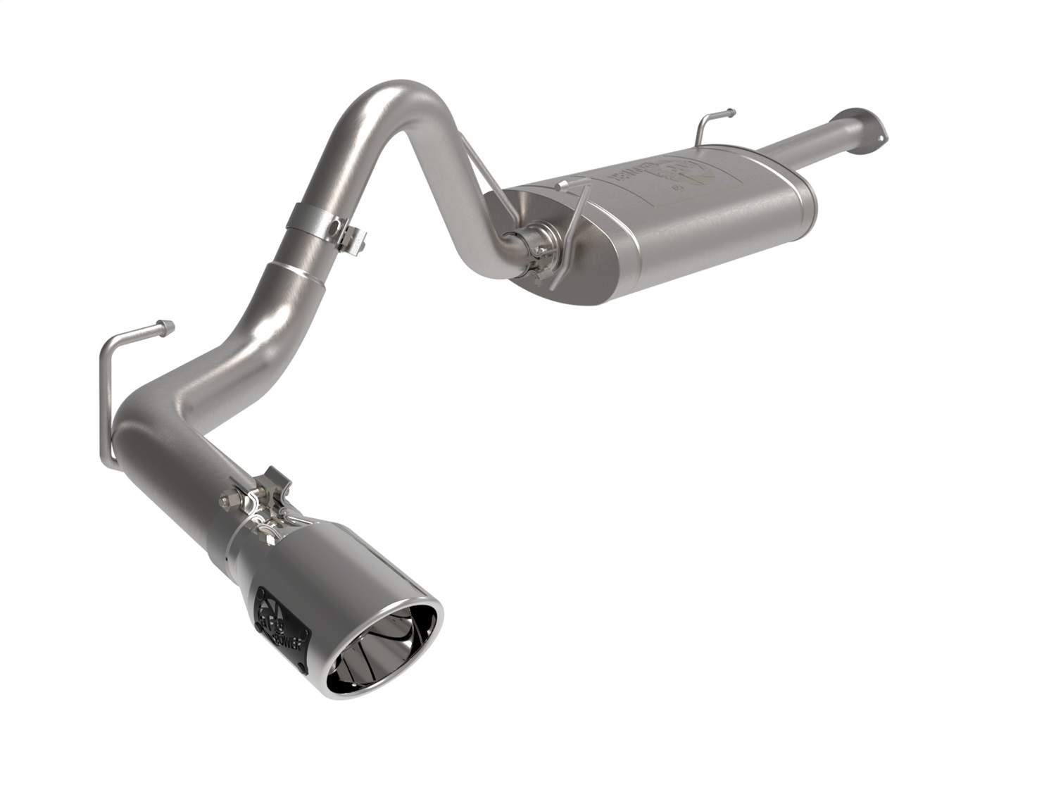 aFe Power 49-46063-P - 16-22 Toyota Tacoma Apollo GT Series 2.5in. - 3in. 409 SS Cat-Back Exhaust w/ Polished Tip