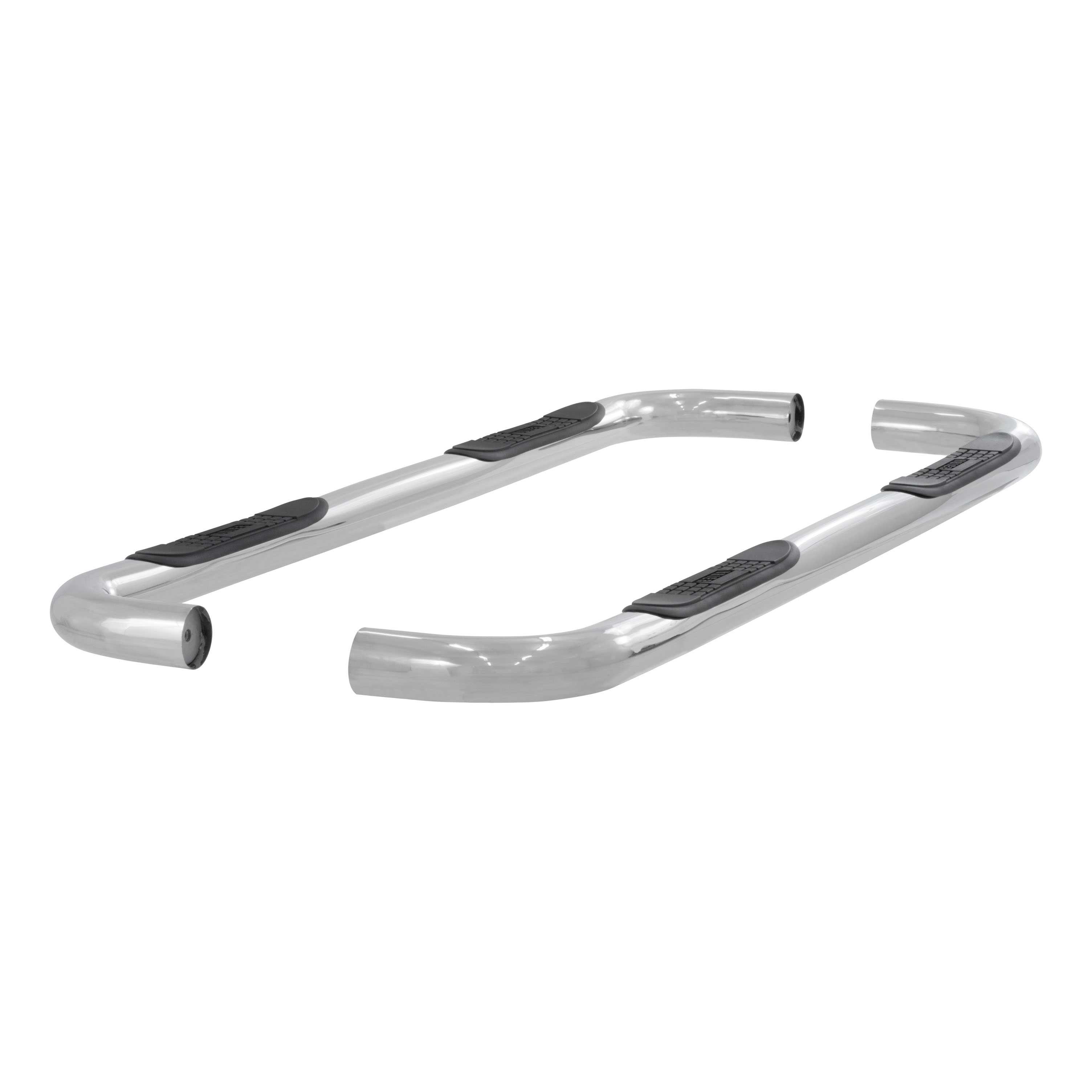 ARIES 205010-2 - 3" Round Polished Stainless Side Bars, Select Dodge, Ram Dakota ARIES 205010-2 - 3" Round Polished Stainless Side Bars, Select Dodge, Ram Dakota