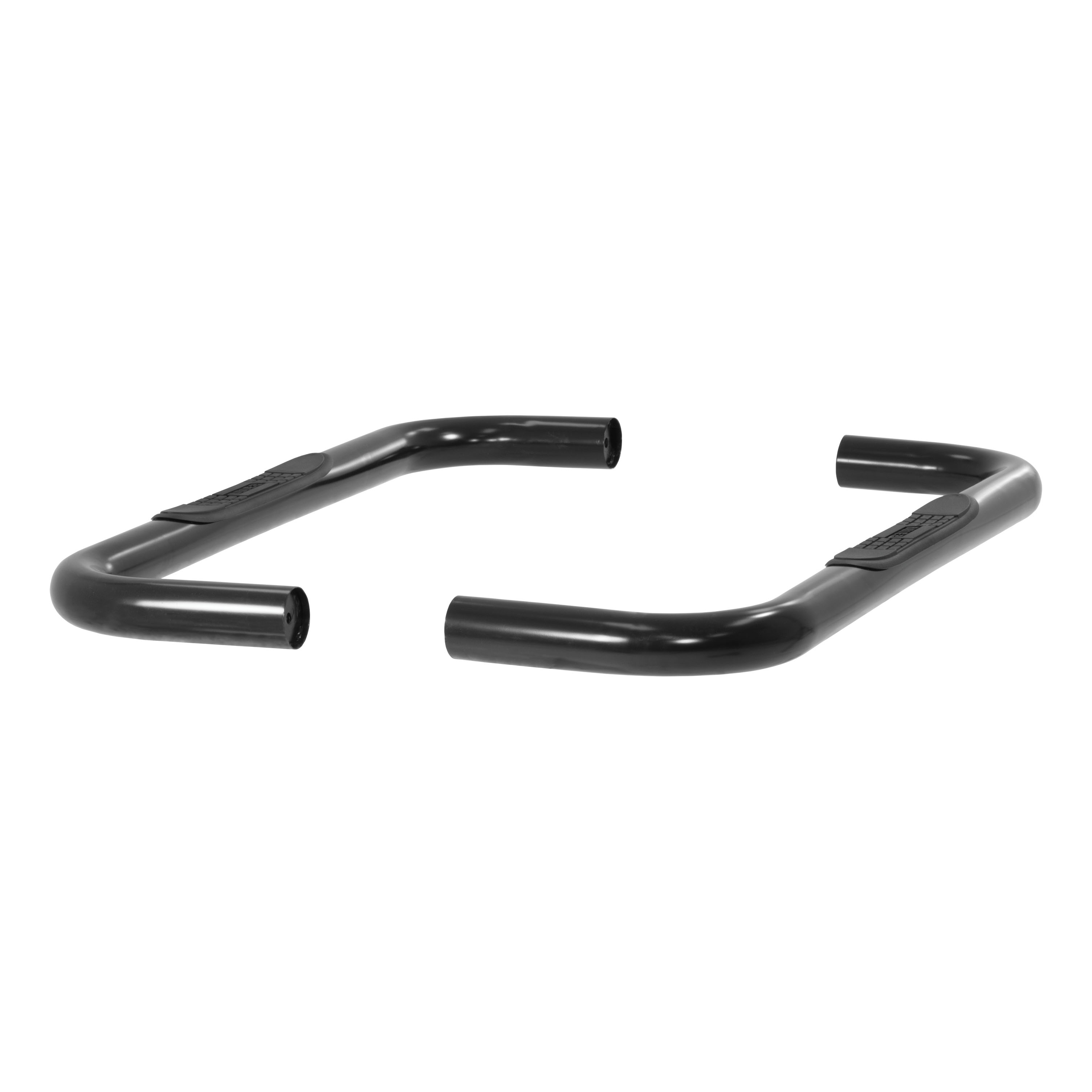 ARIES 205002 - 3" Round Black Steel Side Bars, Select Dodge Ram 1500, 2500