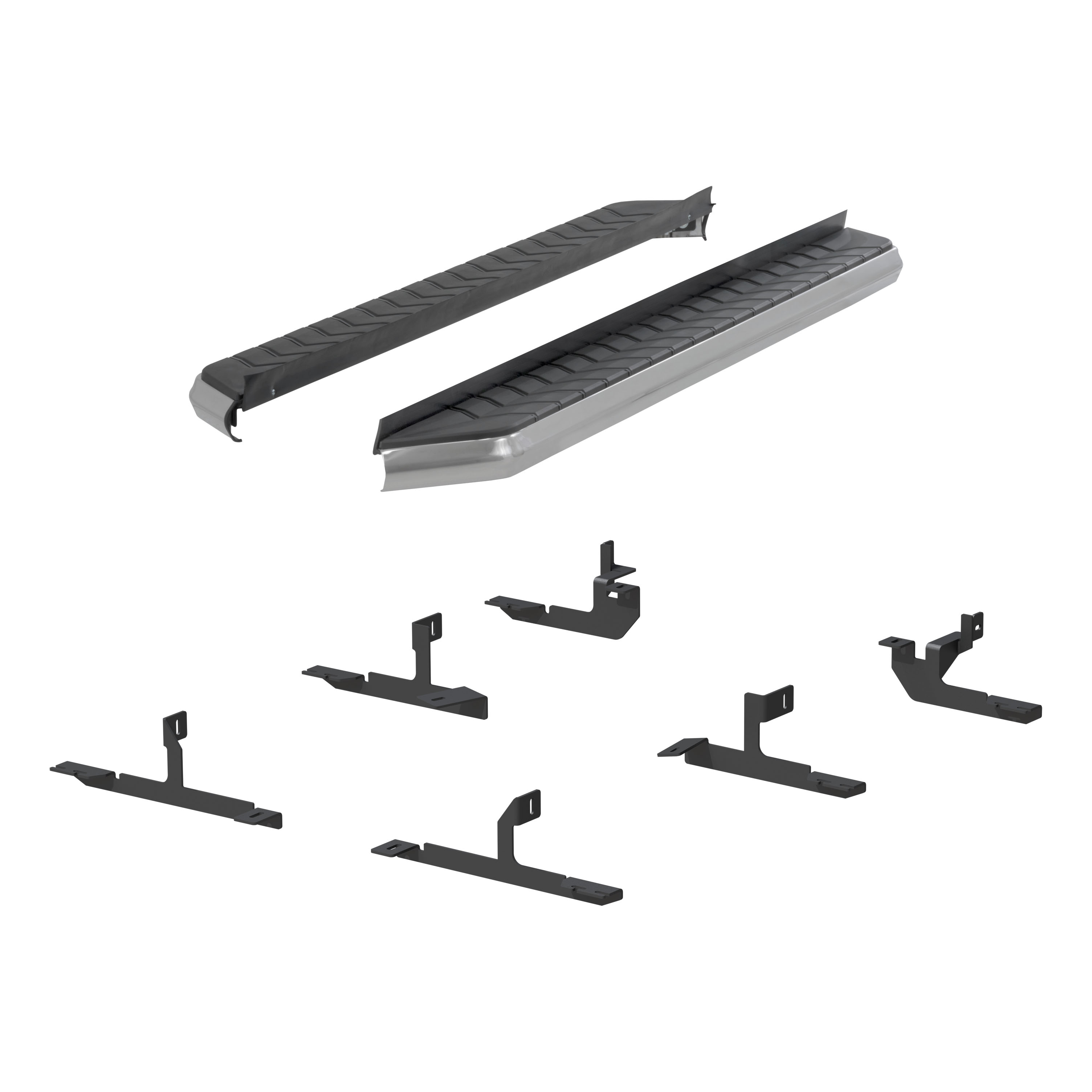 ARIES 2051033 - AeroTread 5" x 67" Polished Stainless Running Boards, Select Equinox, Terrain