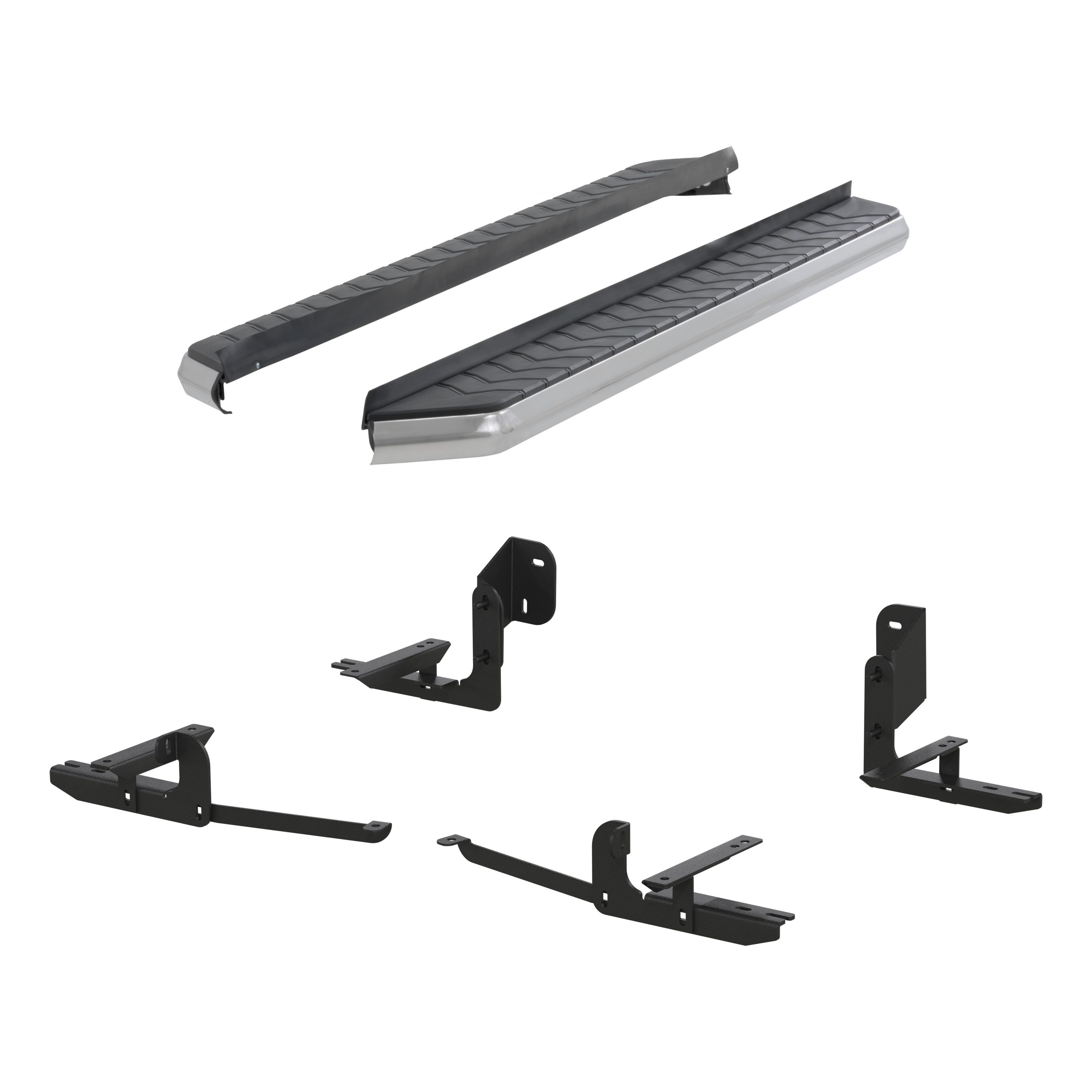 ARIES 2051011 - AeroTread 5" x 70" Polished Stainless Running Boards, Select Nissan Pathfinder
