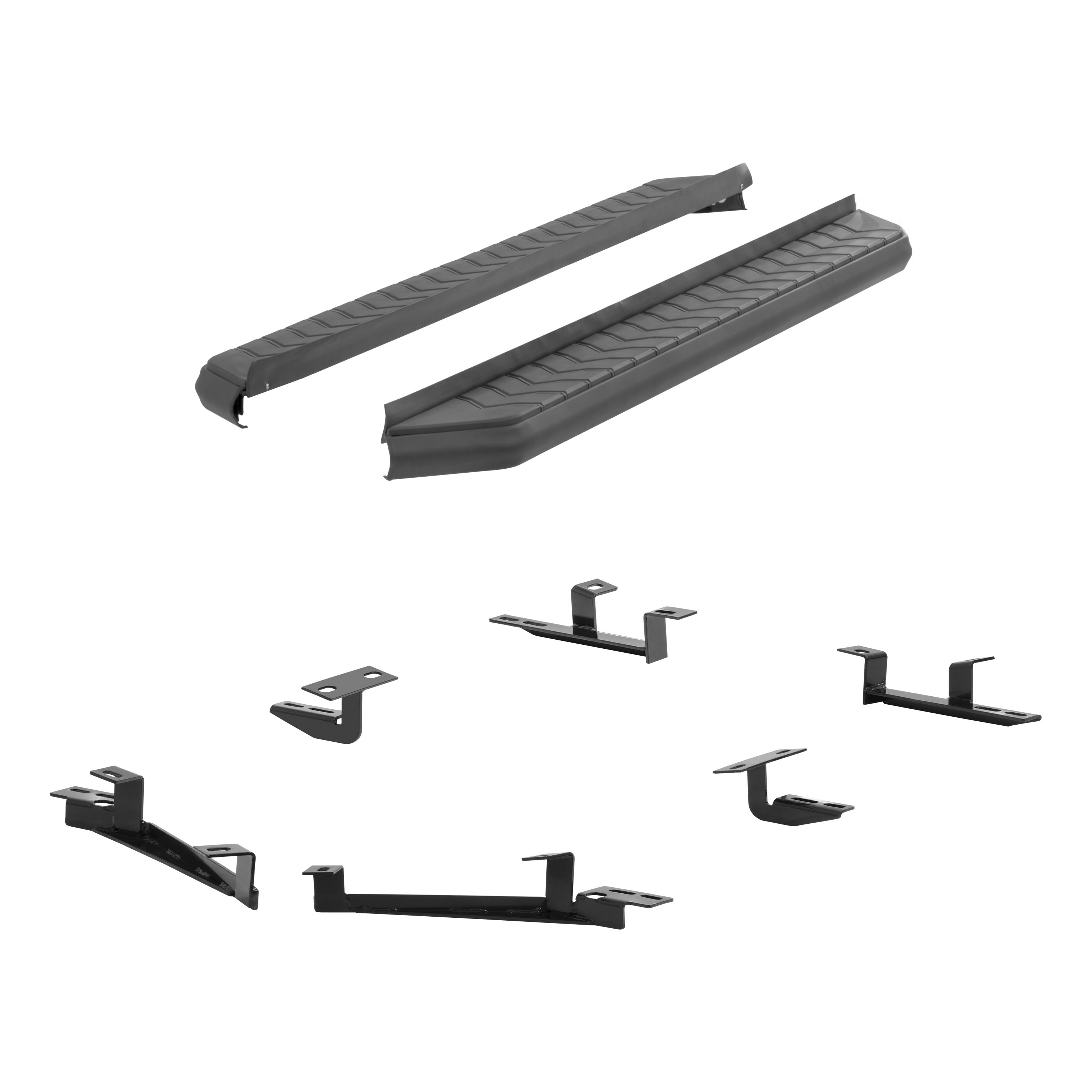 ARIES 2061014 - AeroTread 5" x 70" Black Stainless Running Boards, Select Toyota Highlander ARIES 2061014 - AeroTread 5" x 70" Black Stainless Running Boards, Select Toyota Highlander