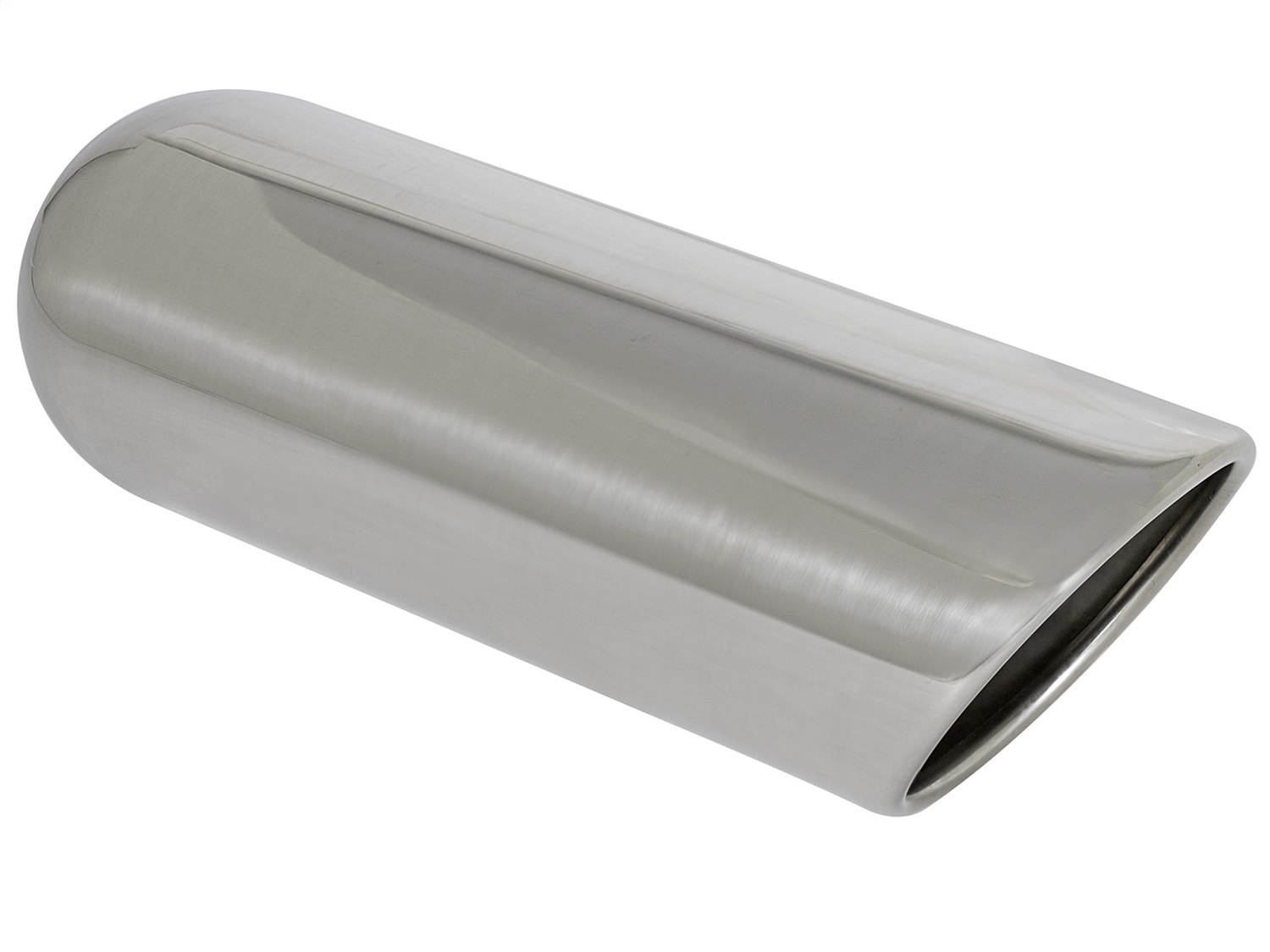 aFe Power 49-90007 - MACHForce XP Exhausts Tips SS-304 EXH Tip 3In x 4Out x 12L Sgl-Ang Weld On aFe Power 49-90007 - MACHForce XP Exhausts Tips SS-304 EXH Tip 3In x 4Out x 12L Sgl-Ang Weld On
