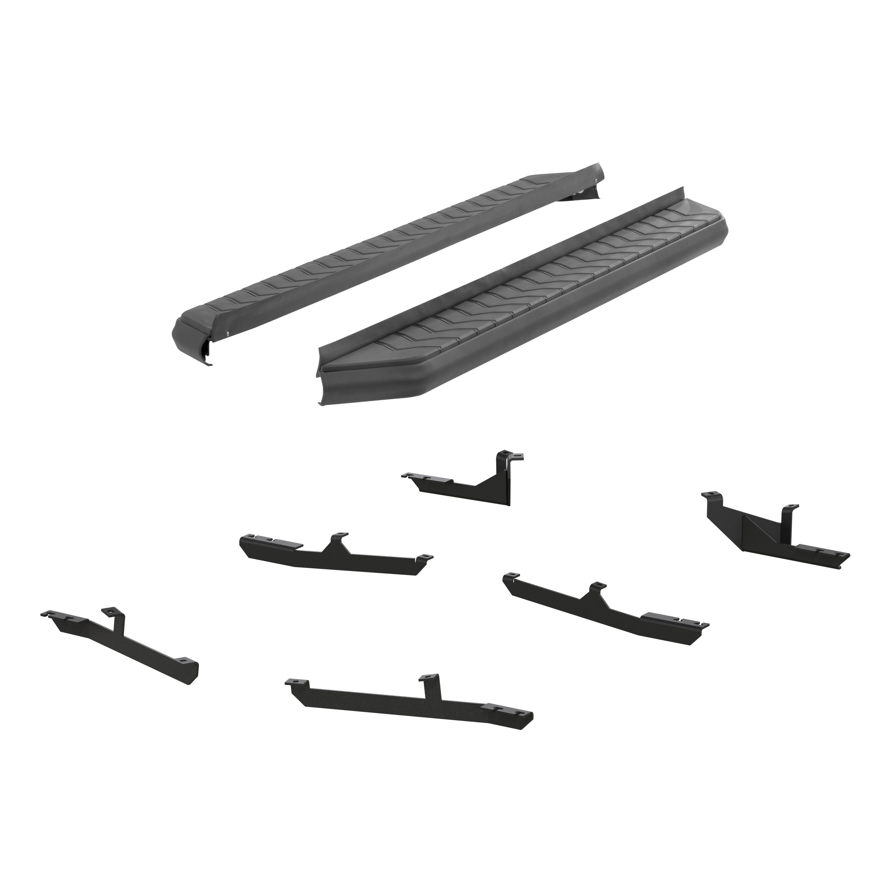 ARIES 2061019 - AeroTread 5" x 70" Black Stainless Running Boards, Select Hyundai Tucson ARIES 2061019 - AeroTread 5" x 70" Black Stainless Running Boards, Select Hyundai Tucson