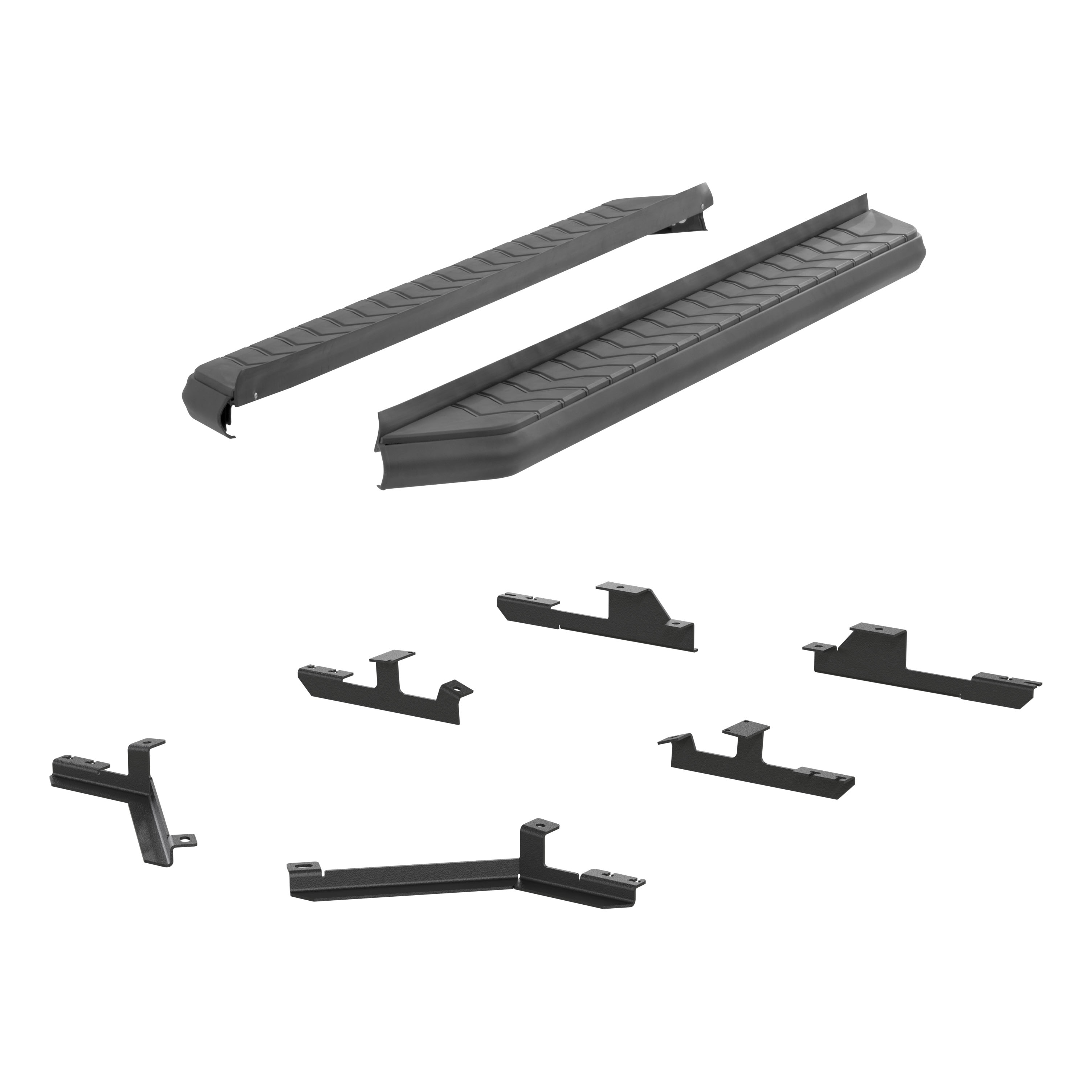 ARIES 2061022 - AeroTread 5" x 73" Black Stainless Running Boards, Select Equinox, Terrain ARIES 2061022 - AeroTread 5" x 73" Black Stainless Running Boards, Select Equinox, Terrain