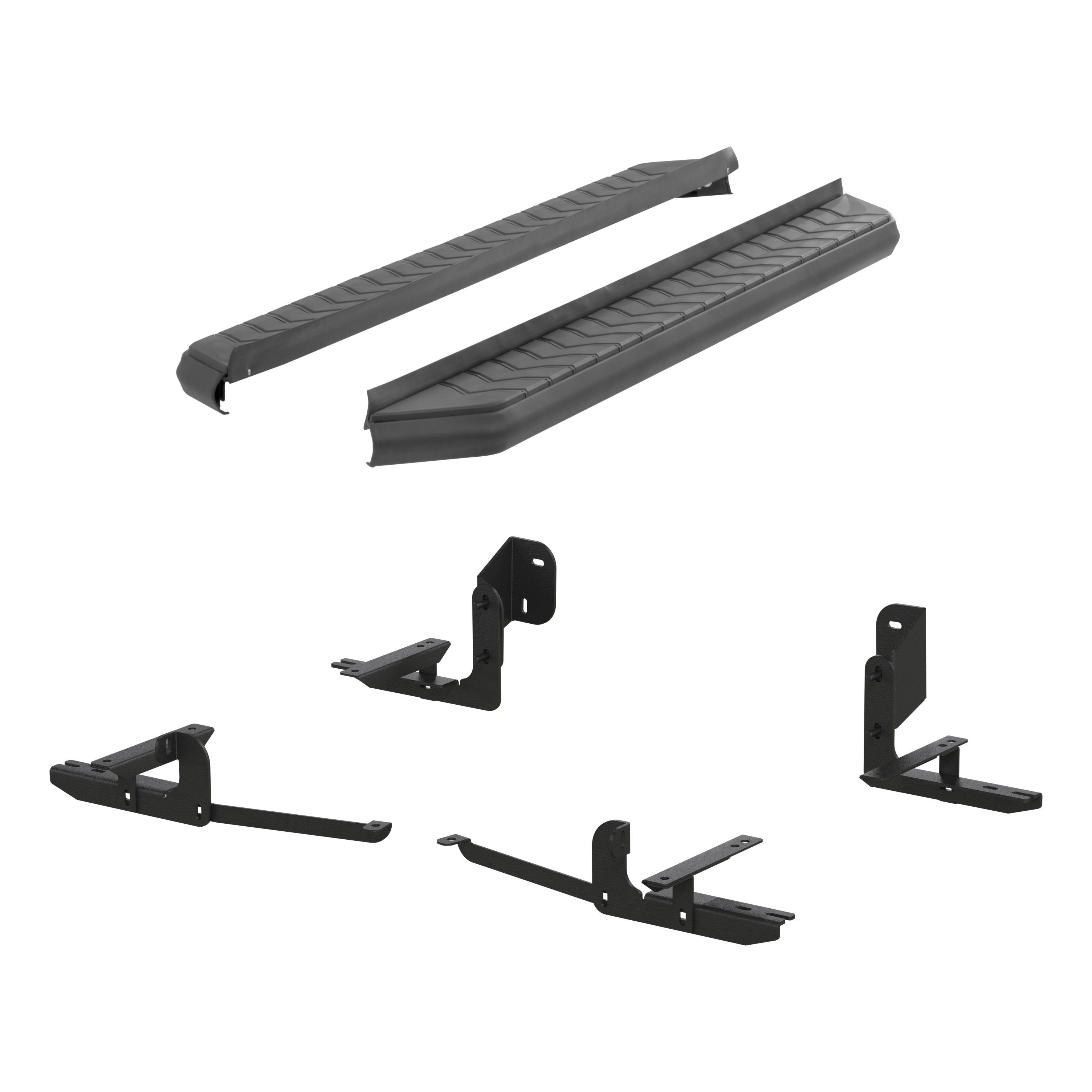 ARIES 2061011 - AeroTread 5" x 70" Black Stainless Running Boards, Select Nissan Pathfinder ARIES 2061011 - AeroTread 5" x 70" Black Stainless Running Boards, Select Nissan Pathfinder
