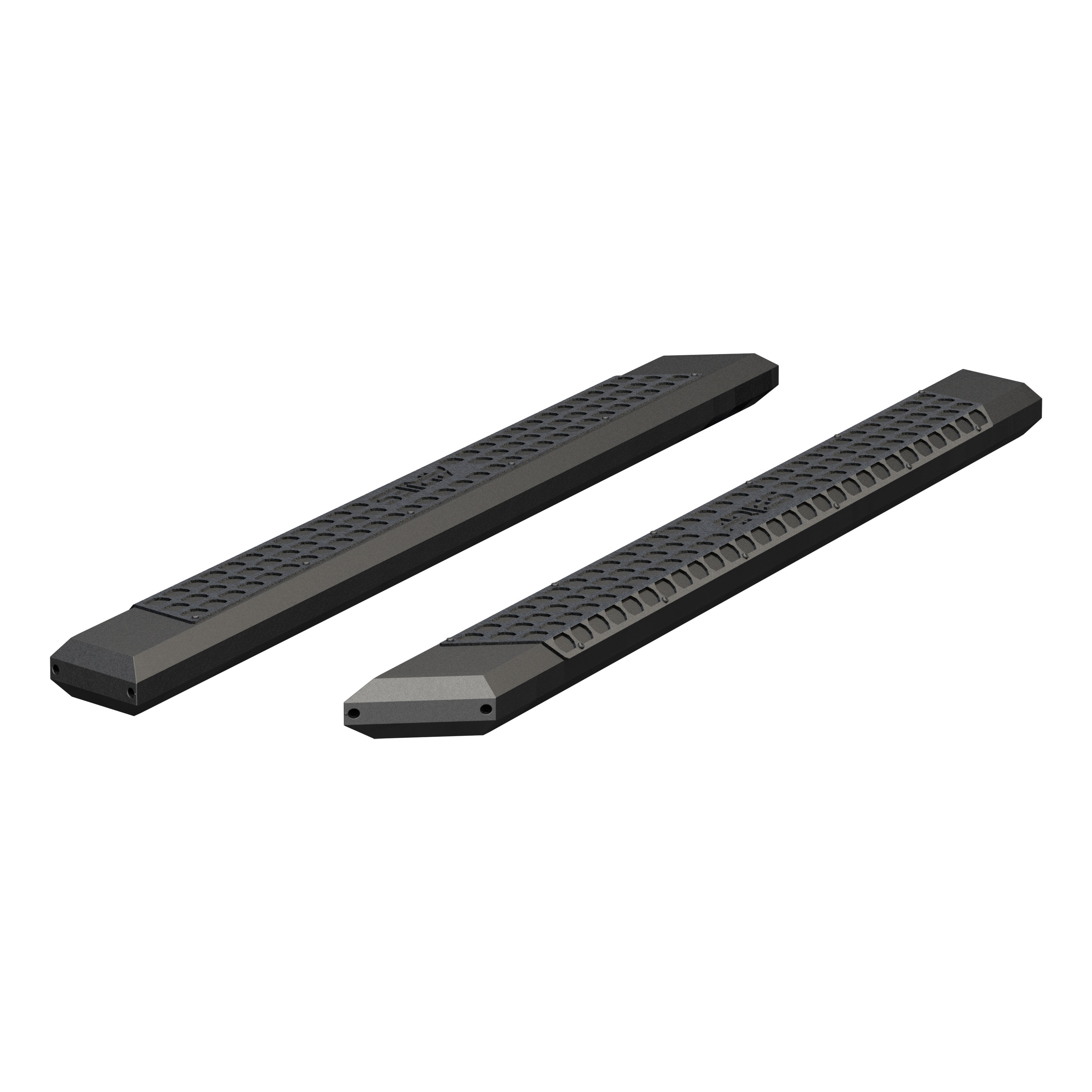 ARIES 2055975 - AdvantEDGE 5-1/2" x 75" Black Aluminum Side Bars (No Brackets)
