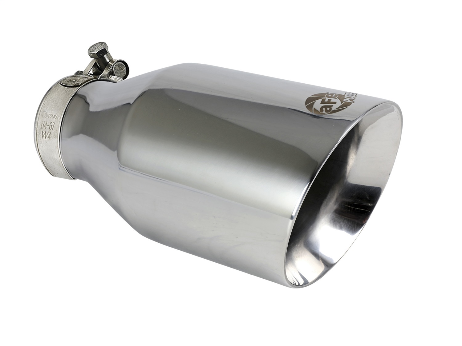 aFe Power 49T25454-P091 - MACH Force-Xp 304 Stainless Steel Clamp-on Exhaust Tip Polished aFe Power 49T25454-P091 - MACH Force-Xp 304 Stainless Steel Clamp-on Exhaust Tip Polished