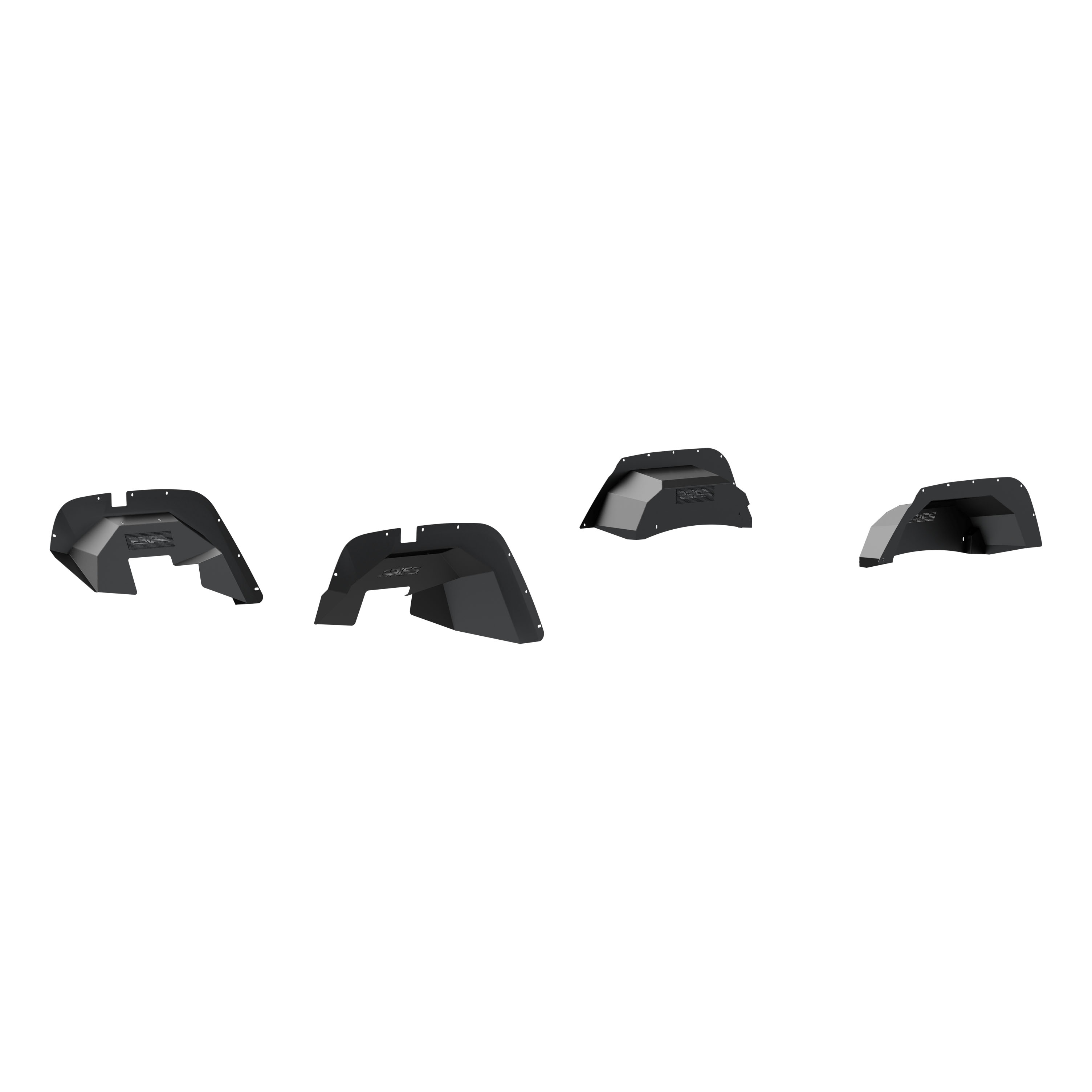 ARIES 2500450 - Jeep Wrangler JK Aluminum Front and Rear Inner Fender Liners ARIES 2500450 - Jeep Wrangler JK Aluminum Front and Rear Inner Fender Liners