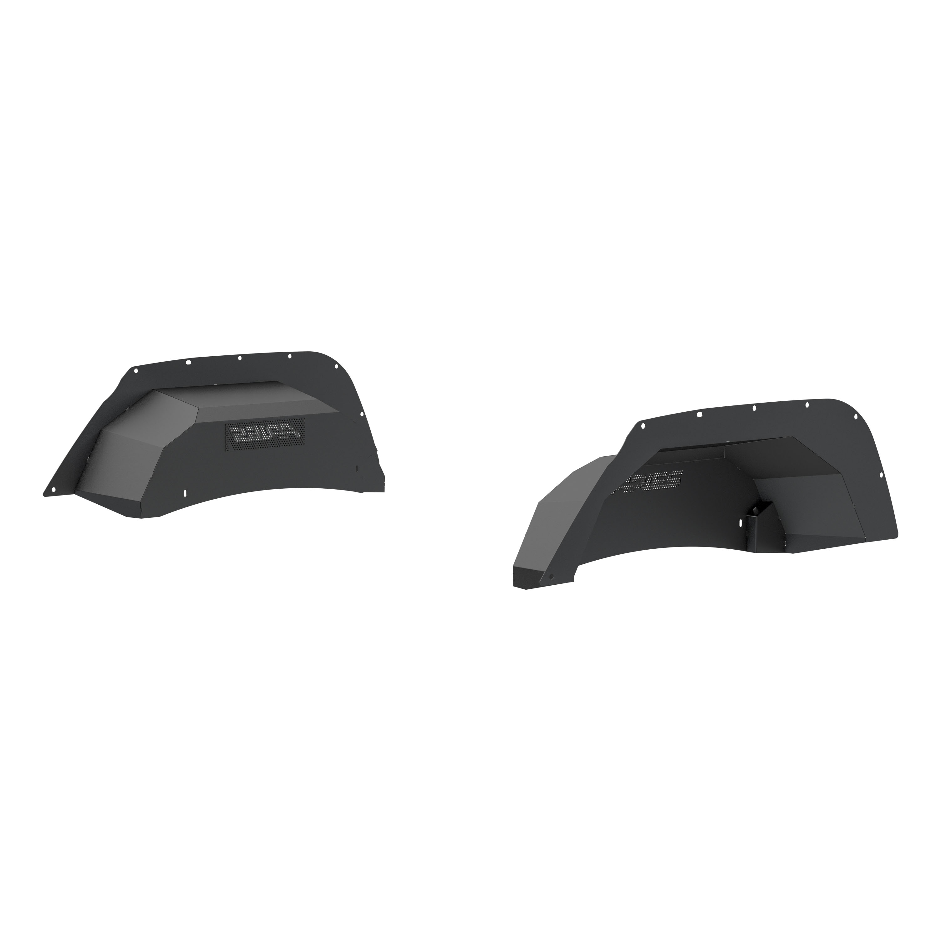 ARIES 2500350 - Jeep Wrangler JK Aluminum Rear Inner Fender Liners