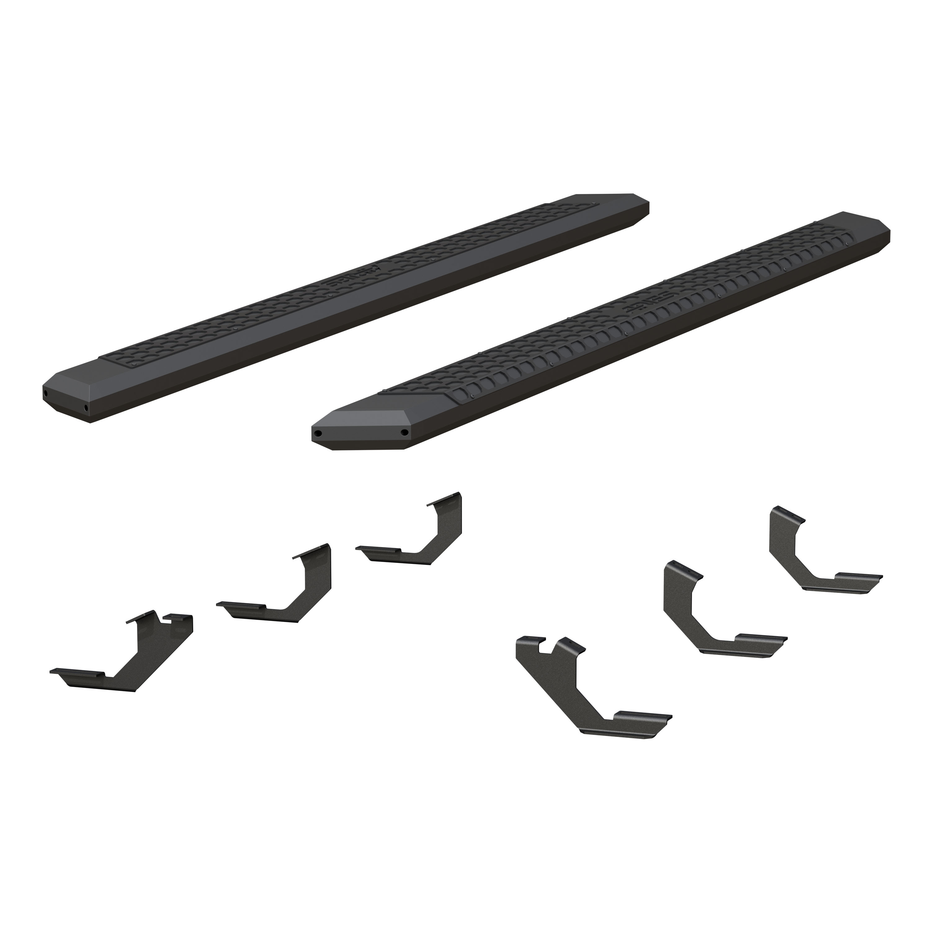 ARIES 2556023 - AdvantEDGE 5-1/2" x 85" Black Aluminum Side Bars, Select Toyota Tacoma