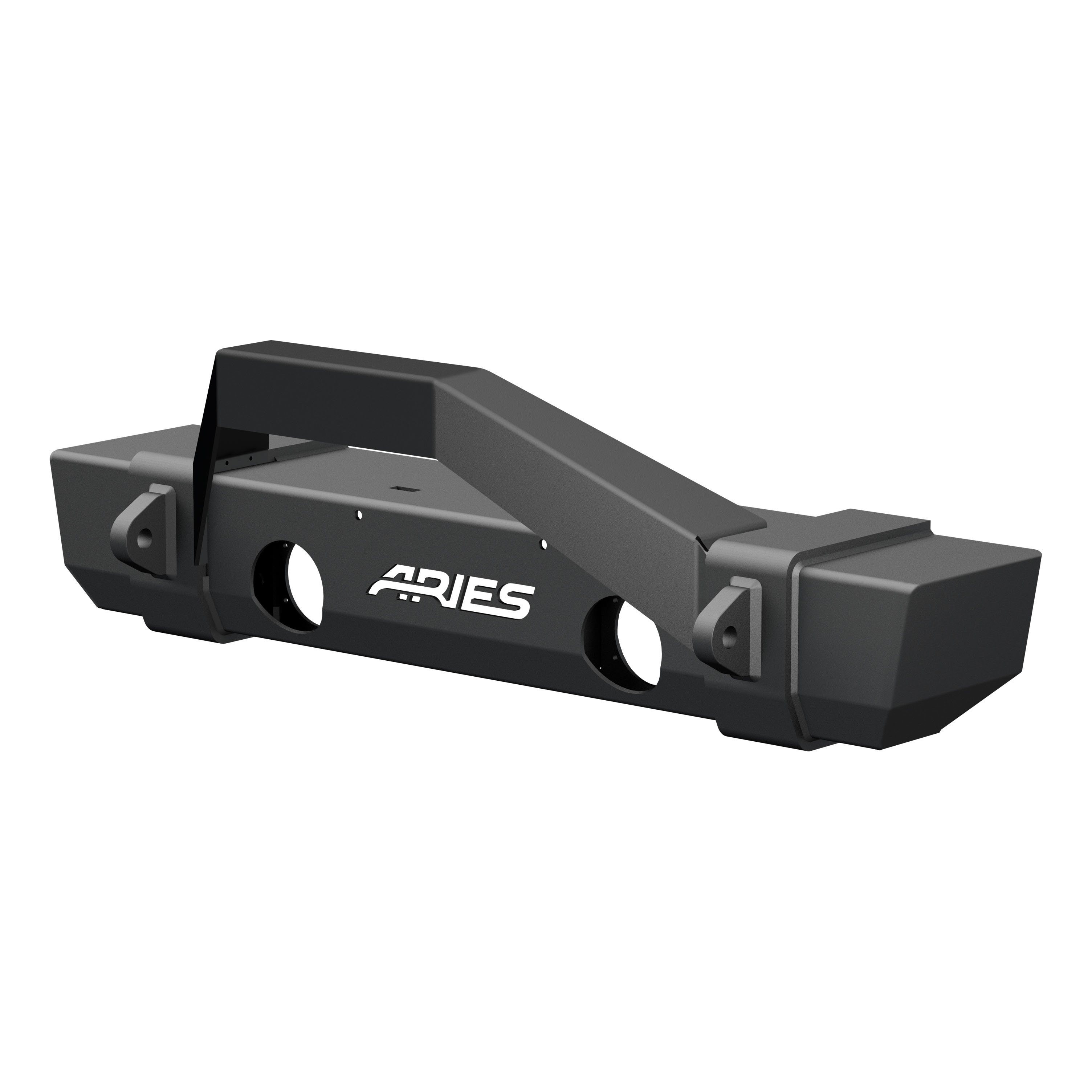 ARIES 2186000 - TrailCrusher Jeep Wrangler JK Steel Front Bumper with Brush Guard, 12.5K ARIES 2186000 - TrailCrusher Jeep Wrangler JK Steel Front Bumper with Brush Guard, 12.5K
